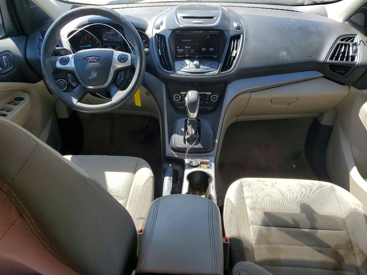 2014 Ford Escape Se Gray vin: 1FMCU0GX1EUD01683