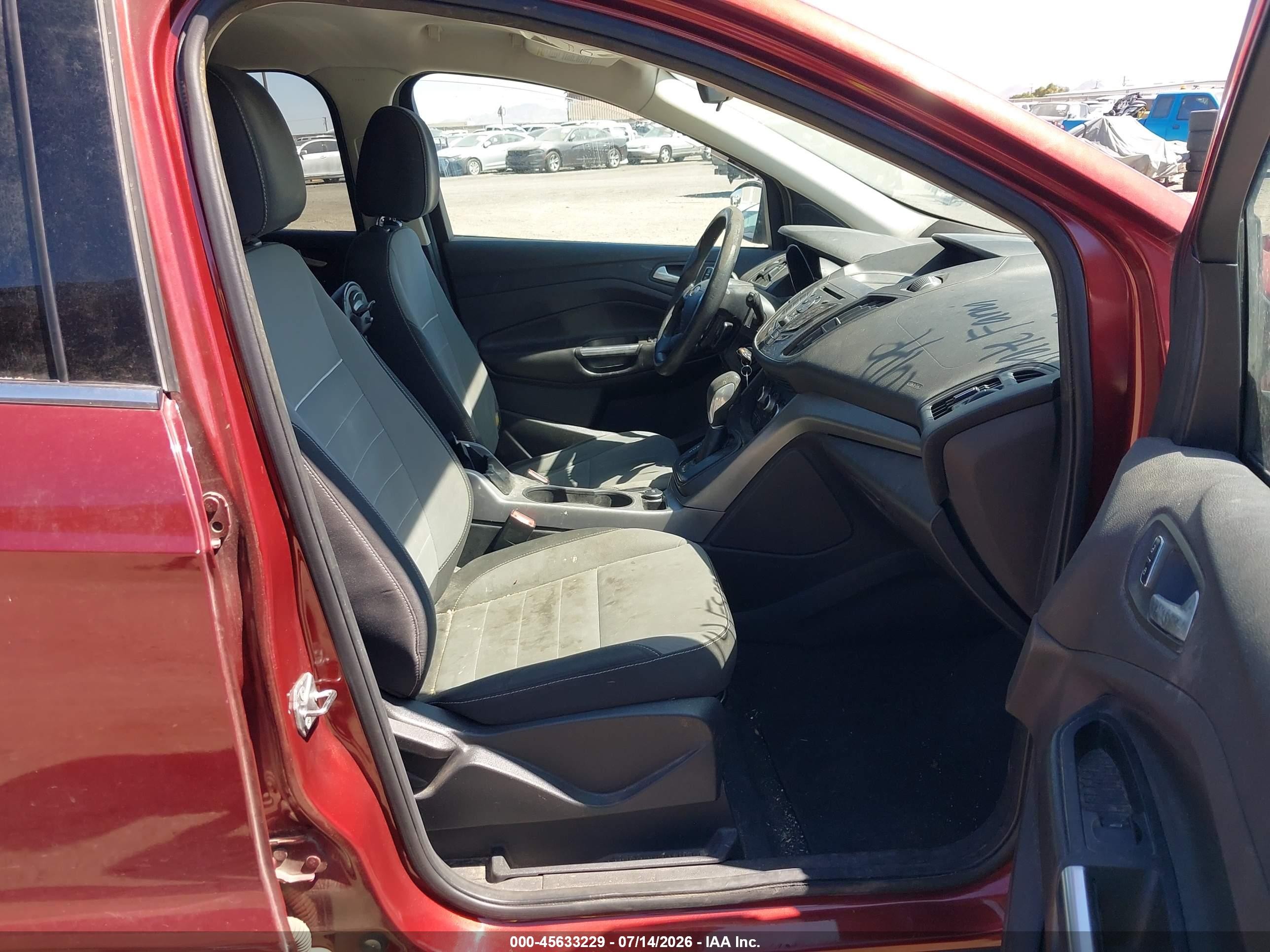 2014 Ford Escape Se Red vin: 1FMCU0GX1EUD03207