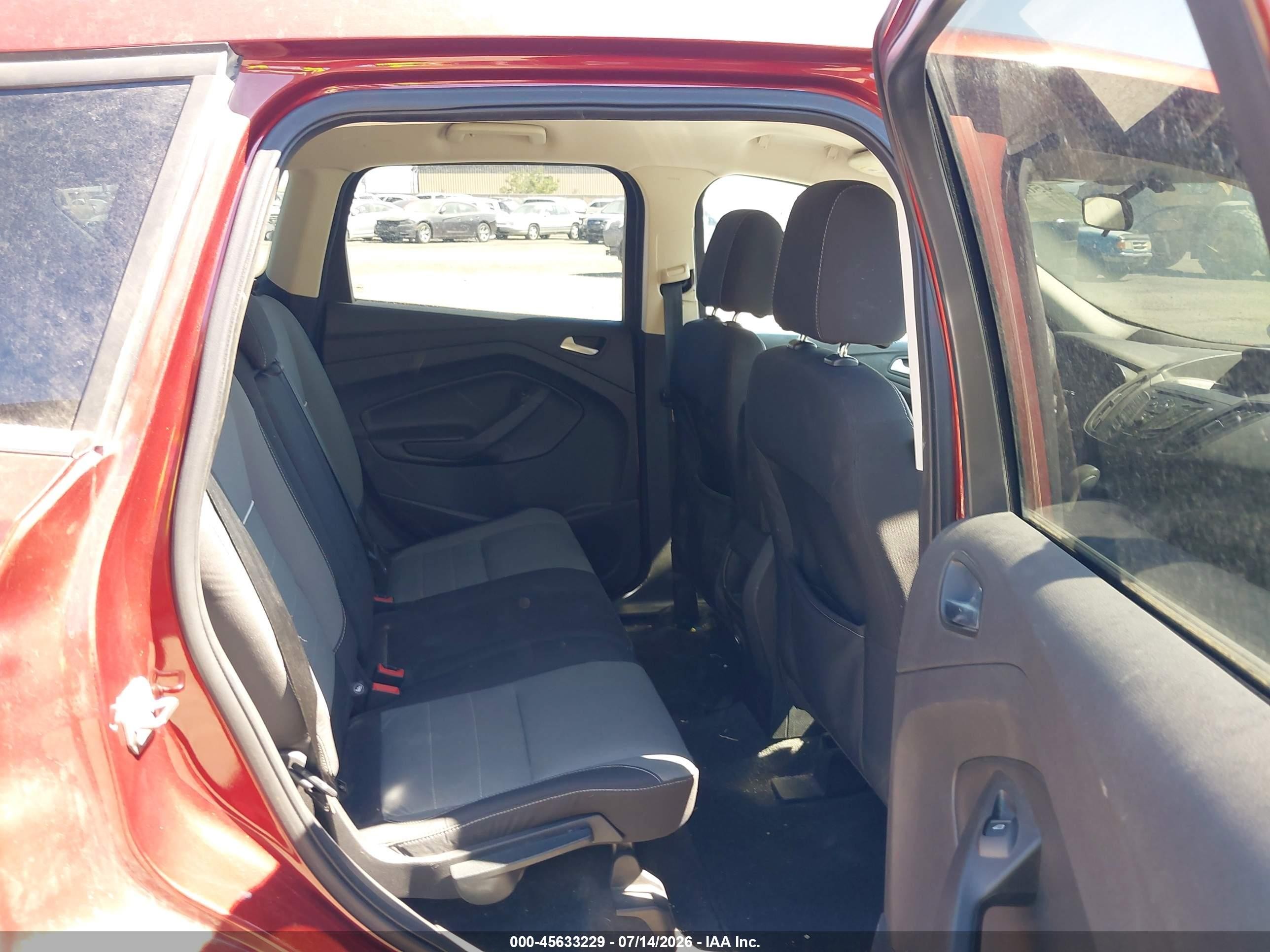 2014 Ford Escape Se Red vin: 1FMCU0GX1EUD03207