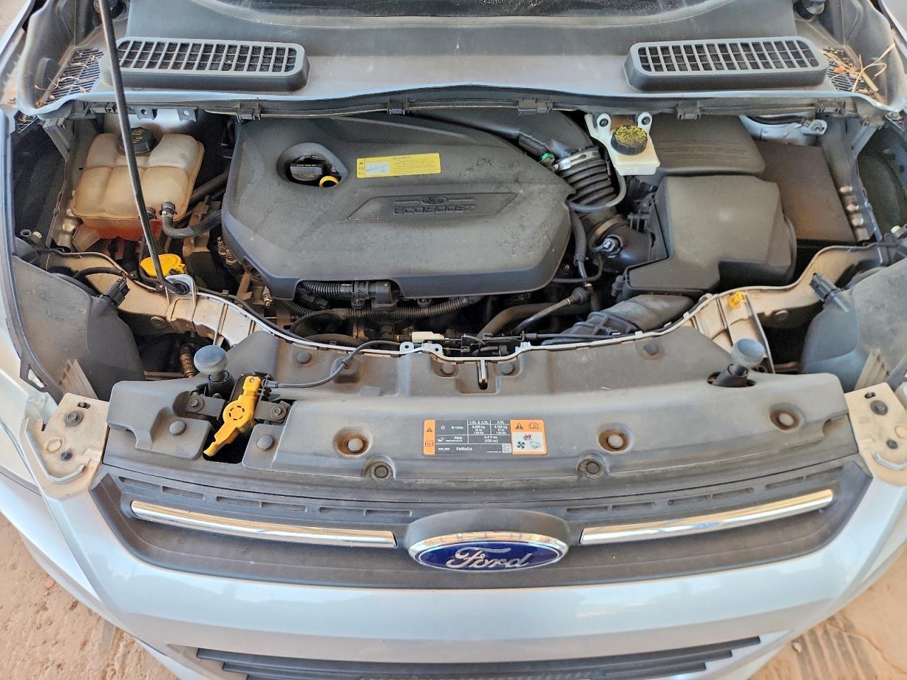 2014 Ford Escape Se Silver vin: 1FMCU0GX1EUD18709