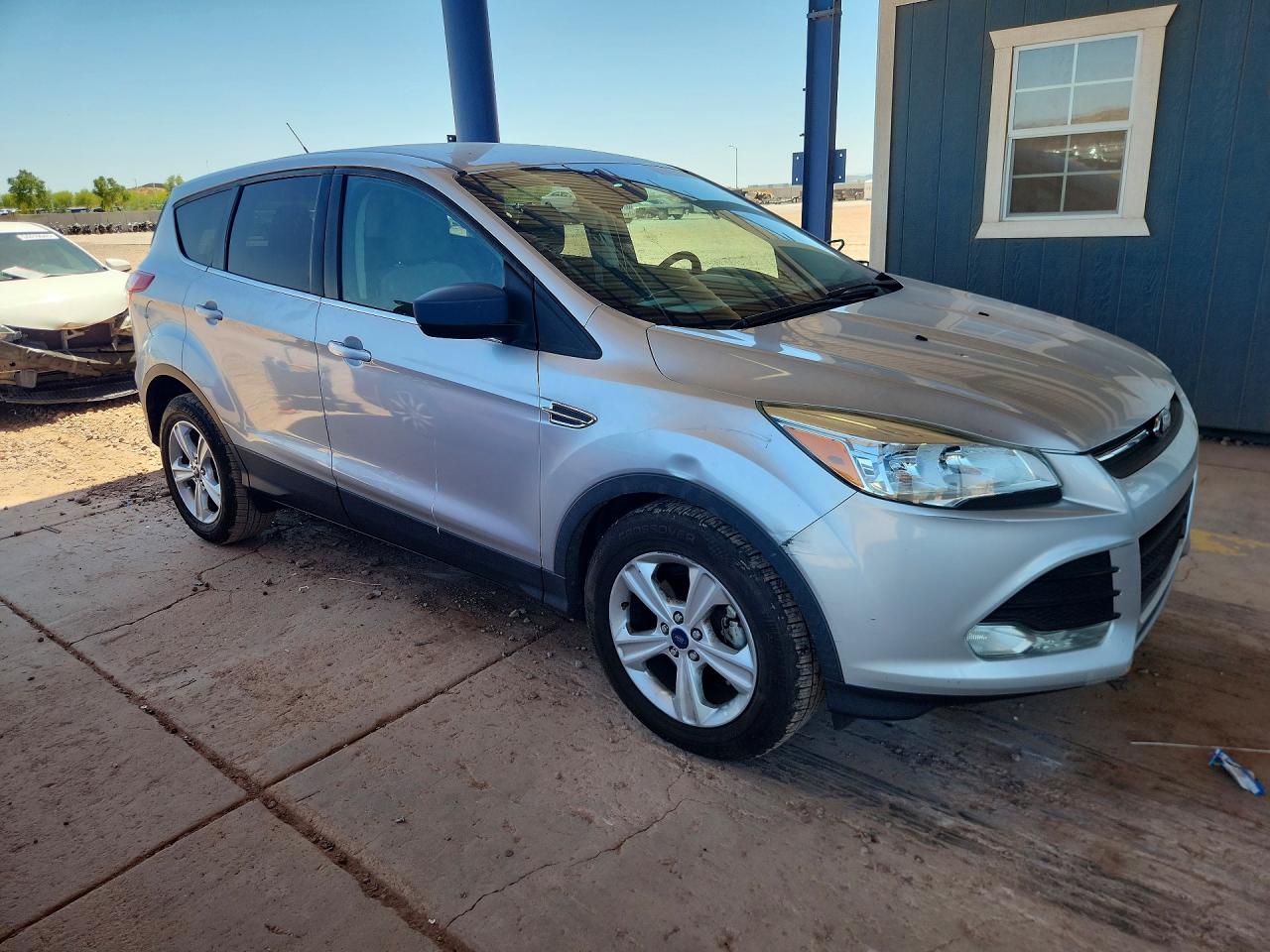 2014 Ford Escape Se Silver vin: 1FMCU0GX1EUD18709