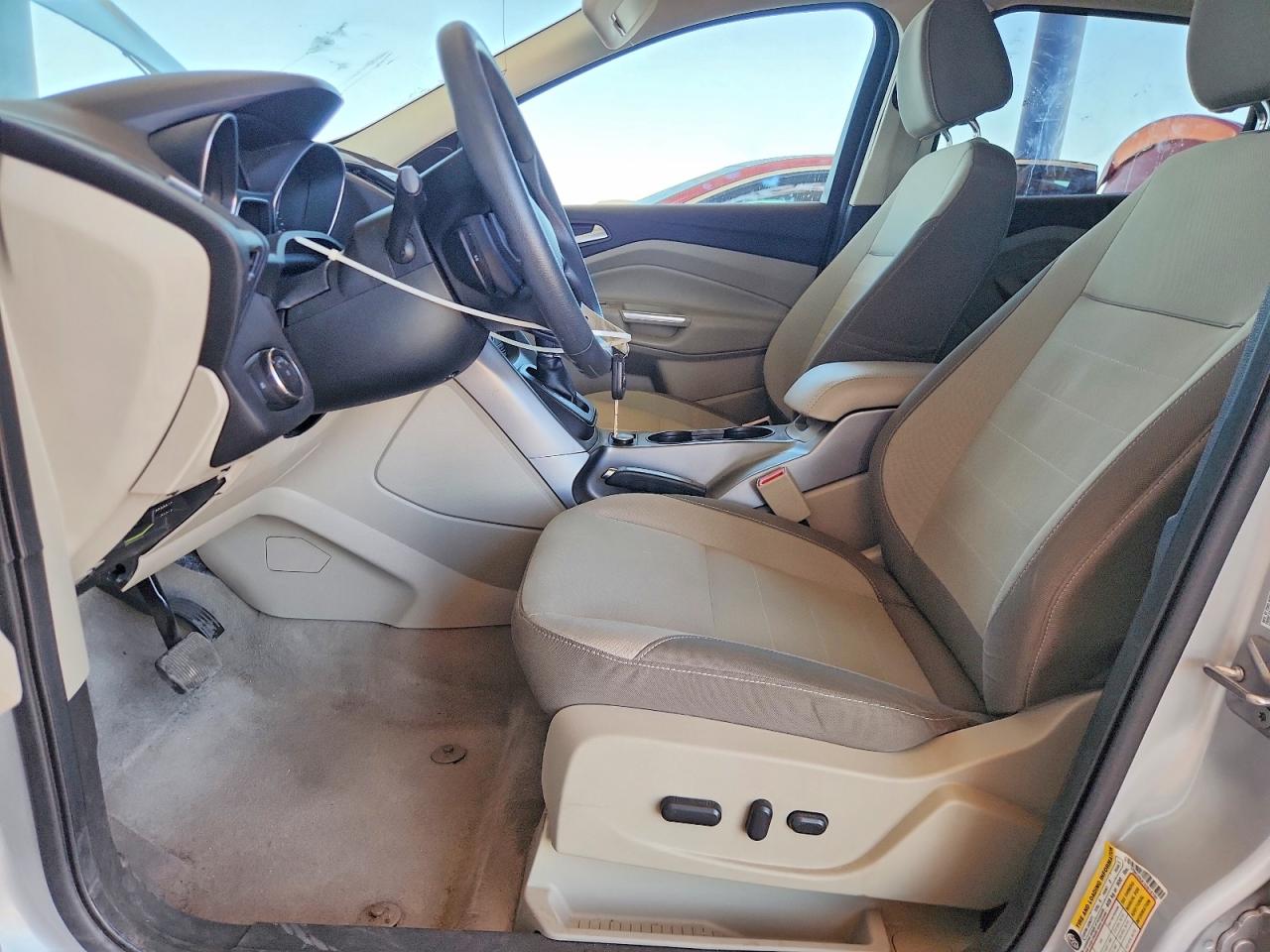 2014 Ford Escape Se Silver vin: 1FMCU0GX1EUD18709