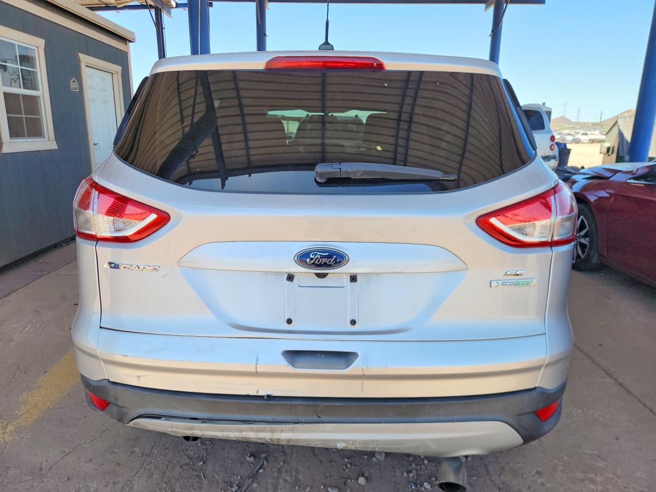 2014 Ford Escape Se Silver vin: 1FMCU0GX1EUD18709