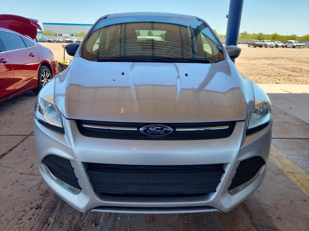 2014 Ford Escape Se Silver vin: 1FMCU0GX1EUD18709