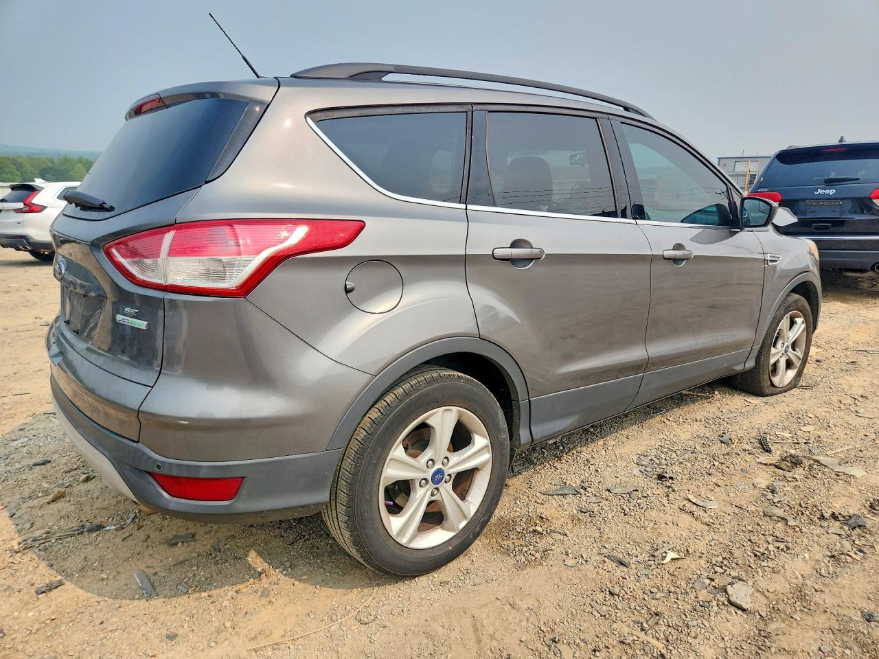 2014 Ford Escape Se Gray vin: 1FMCU0GX1EUD91918