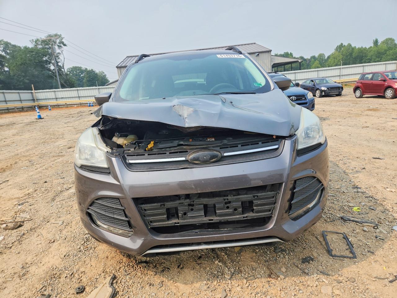 2014 Ford Escape Se Gray vin: 1FMCU0GX1EUD91918