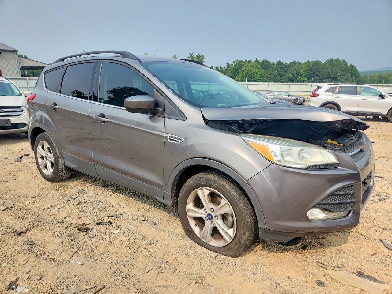 2014 Ford Escape Se Gray vin: 1FMCU0GX1EUD91918