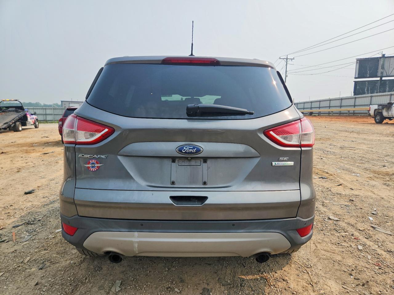 2014 Ford Escape Se Gray vin: 1FMCU0GX1EUD91918