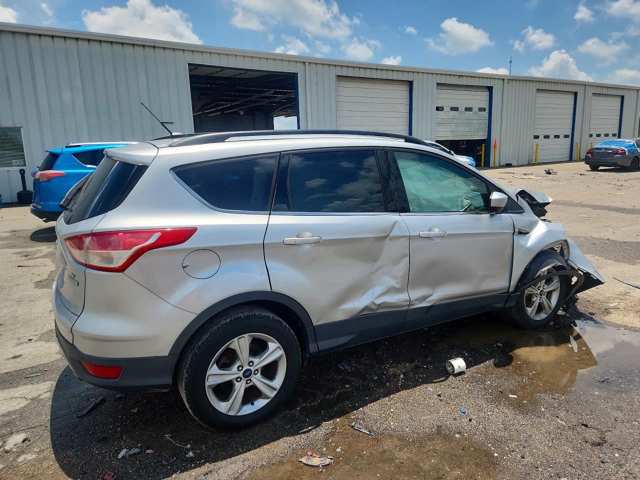 2014 Ford Escape Se Silver vin: 1FMCU0GX1EUE47503