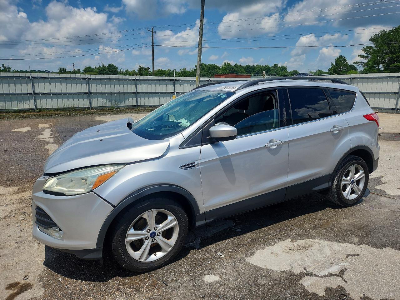 2014 Ford Escape Se Silver vin: 1FMCU0GX1EUE47503