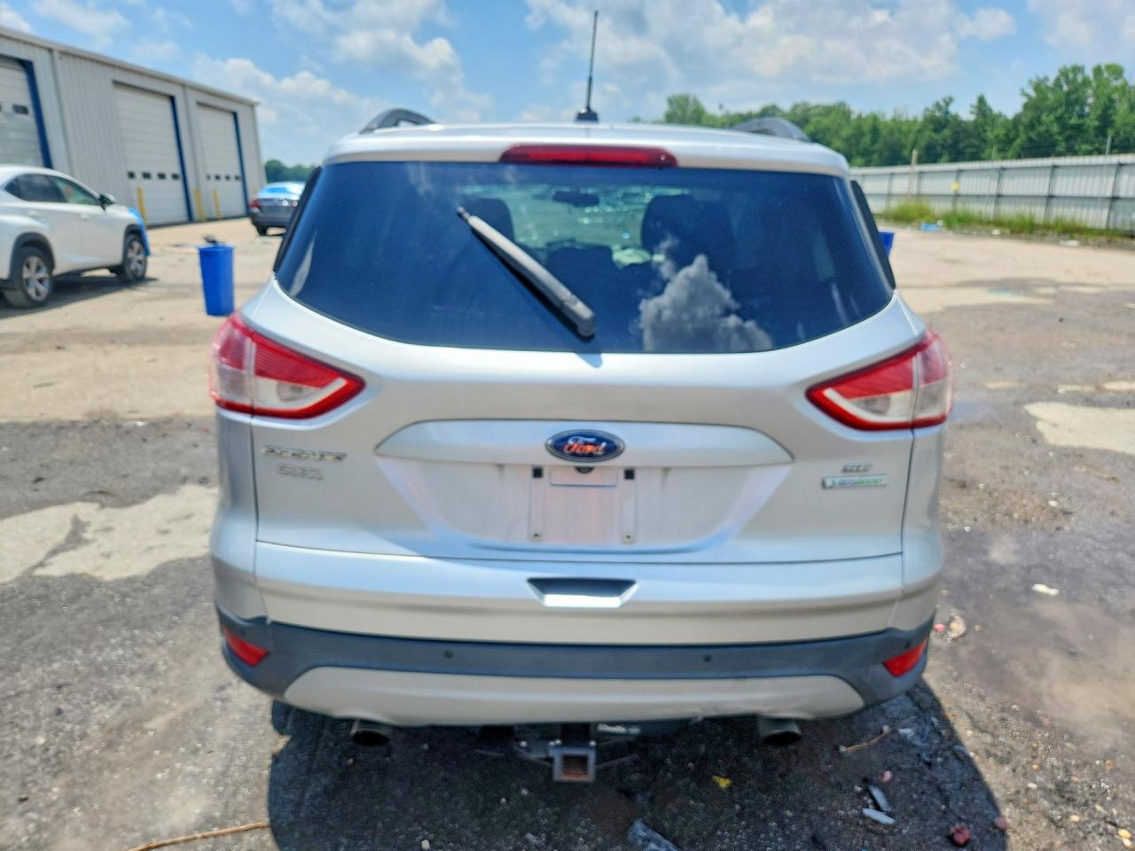 2014 Ford Escape Se Silver vin: 1FMCU0GX1EUE47503