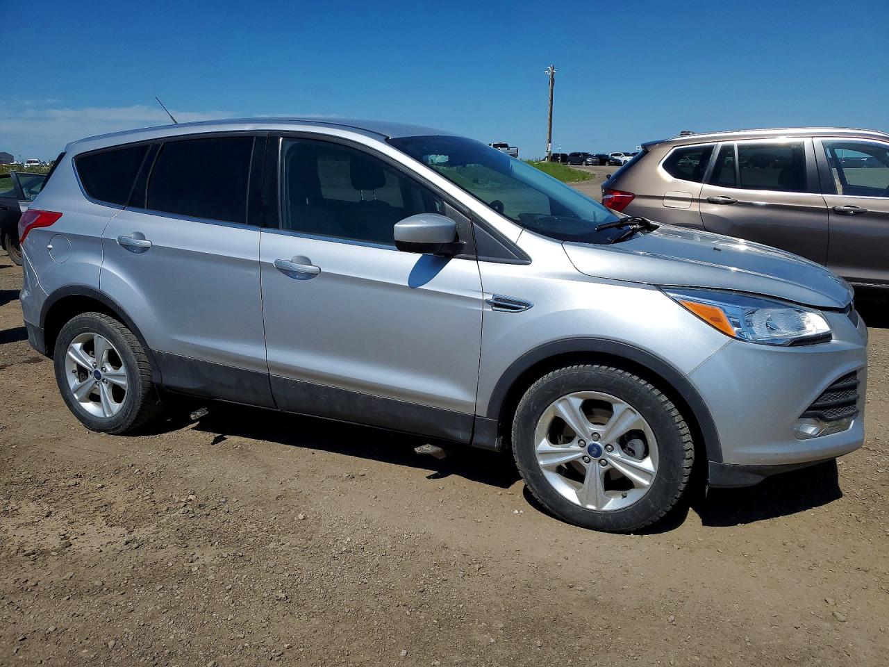 2015 Ford Escape Se Silver vin: 1FMCU0GX1FUA00400