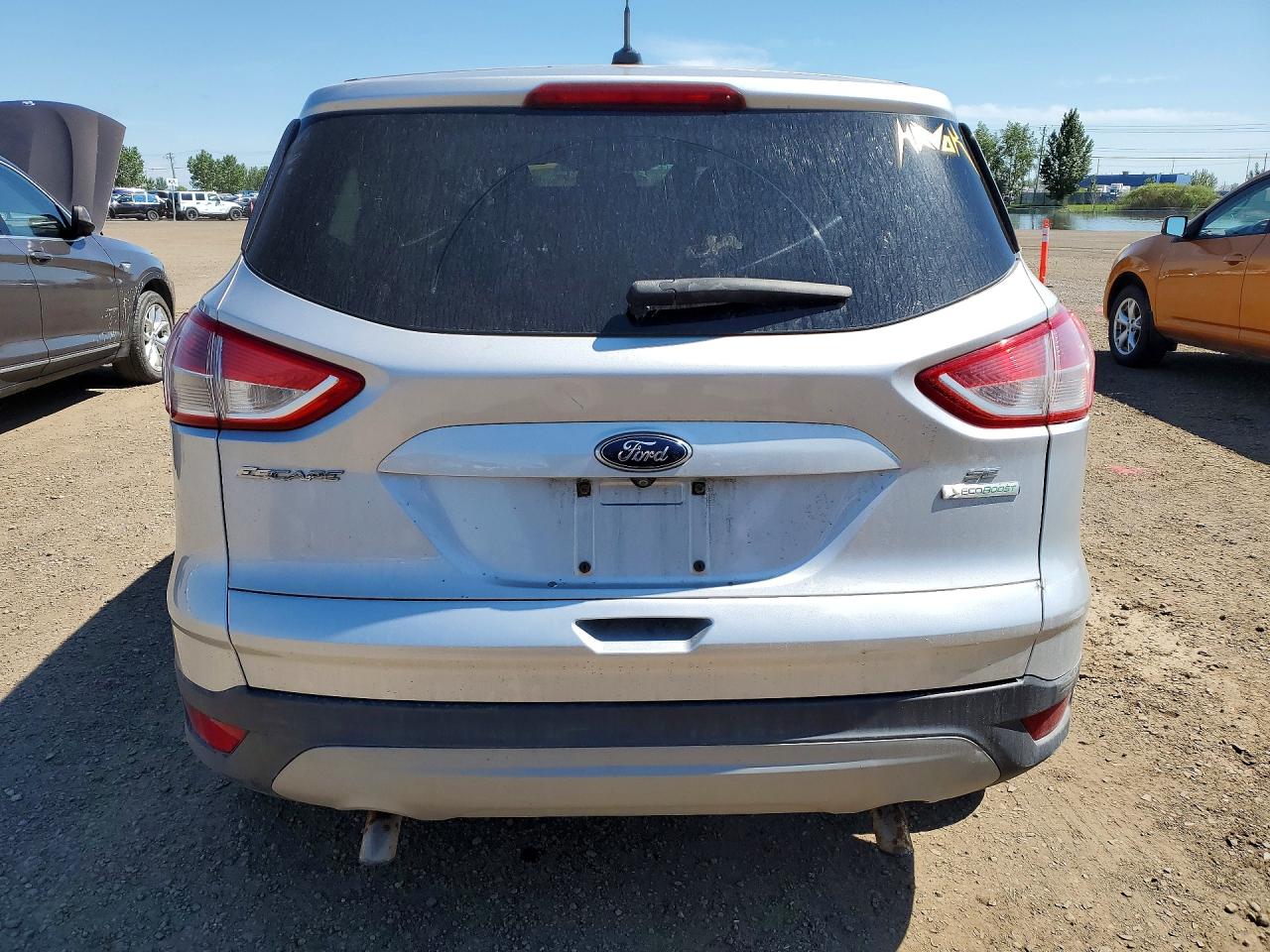 2015 Ford Escape Se Silver vin: 1FMCU0GX1FUA00400