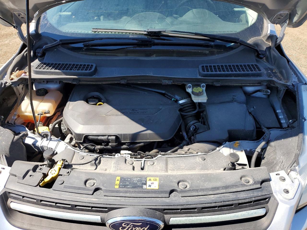2015 Ford Escape Se Silver vin: 1FMCU0GX1FUA00400