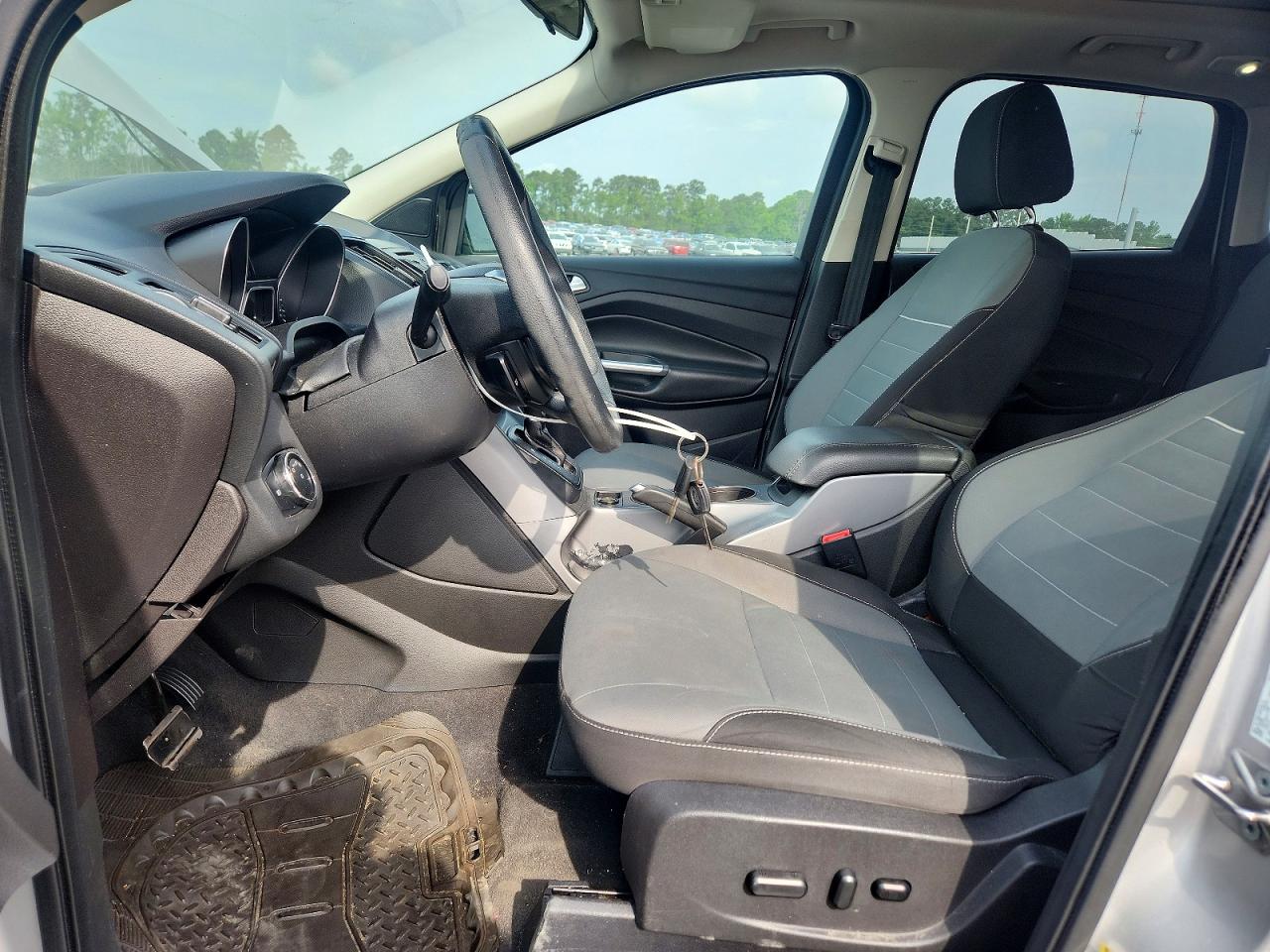 2015 Ford Escape Se Silver vin: 1FMCU0GX1FUA03698