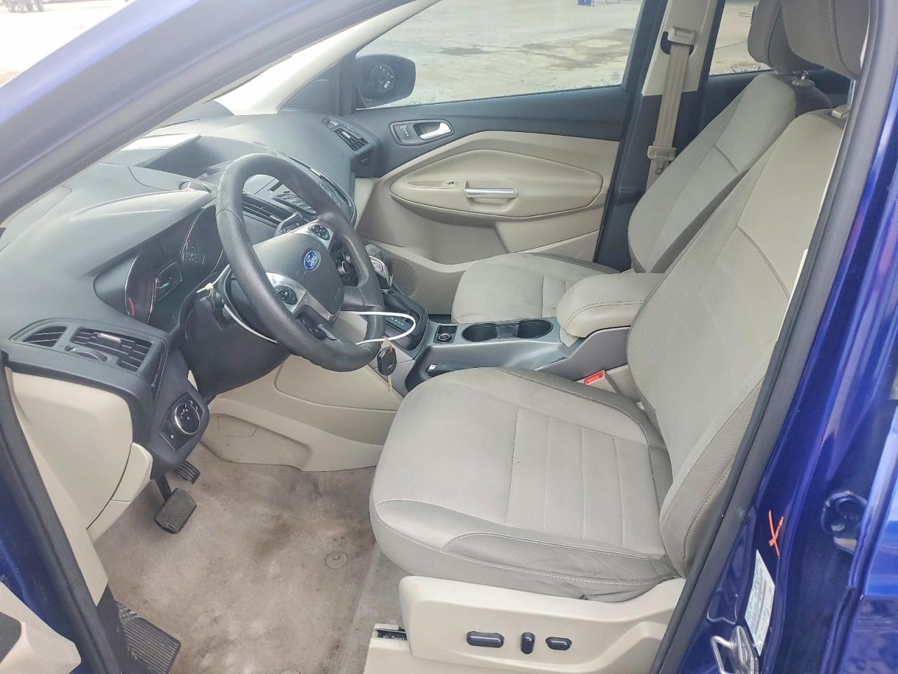2015 Ford Escape Se Blue vin: 1FMCU0GX1FUA37138
