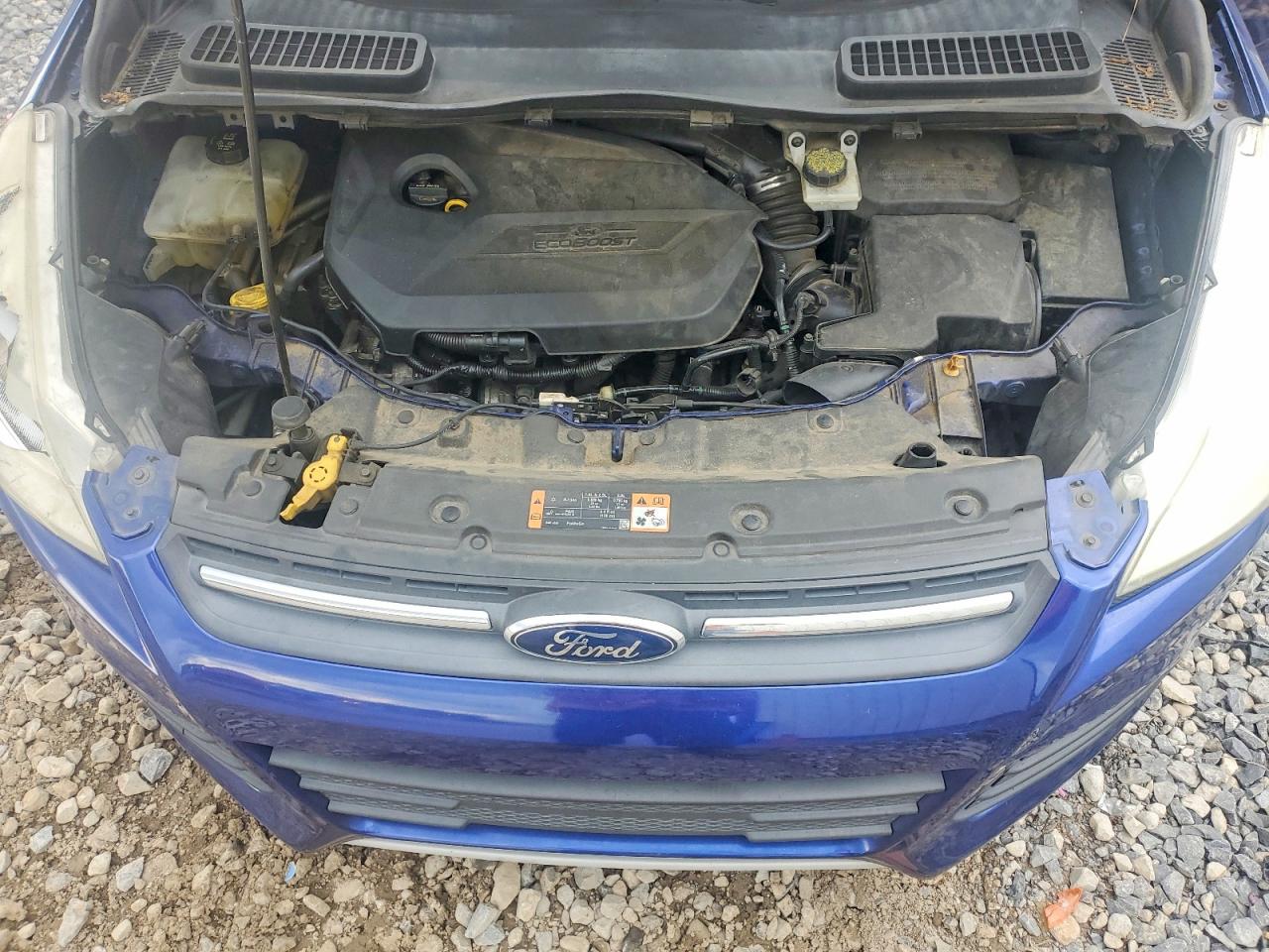 2015 Ford Escape Se Blue vin: 1FMCU0GX1FUA37138