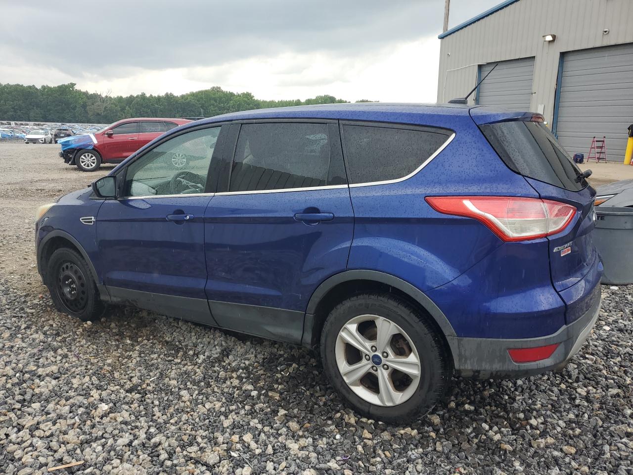 2015 Ford Escape Se Blue vin: 1FMCU0GX1FUA37138 Damage: Left Rear Door, Multiple Scratches Light, 3