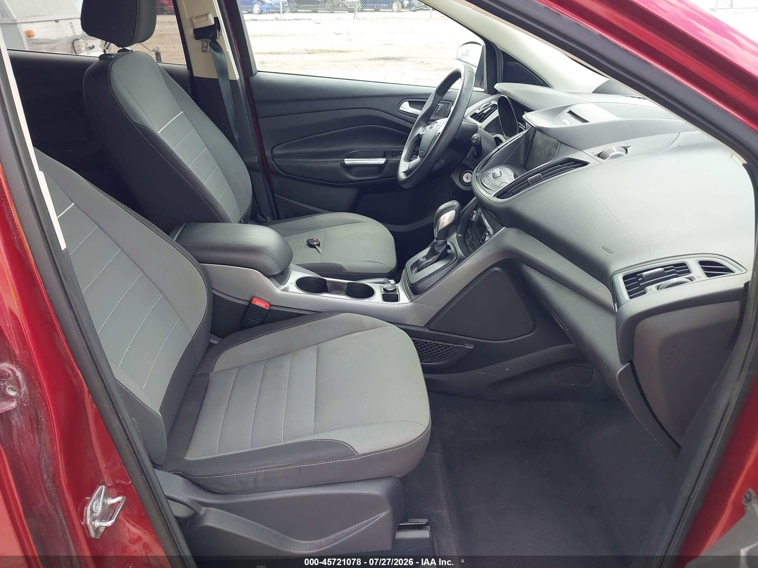 2015 Ford Escape Se Maroon vin: 1FMCU0GX1FUA76490