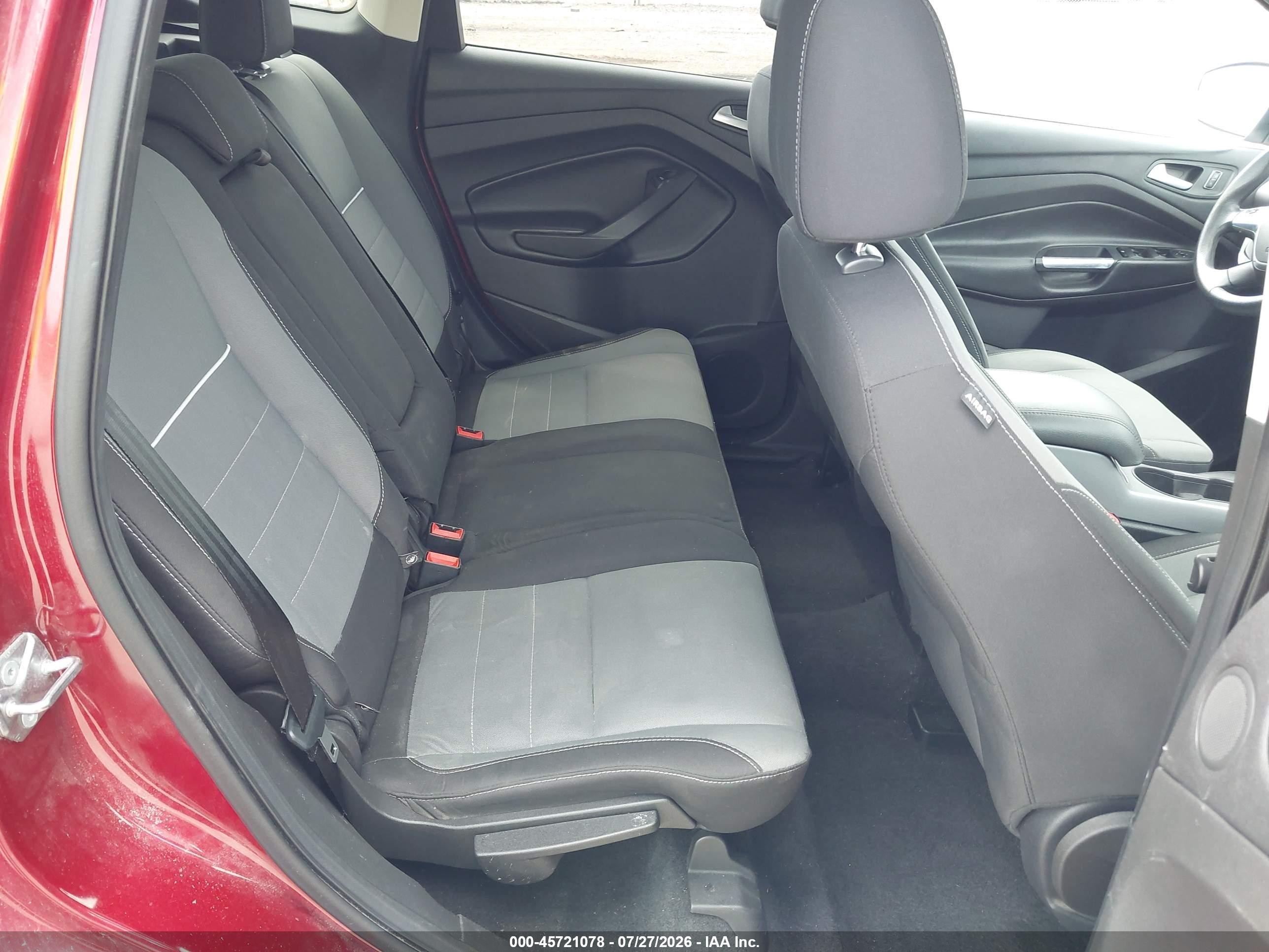 2015 Ford Escape Se Maroon vin: 1FMCU0GX1FUA76490