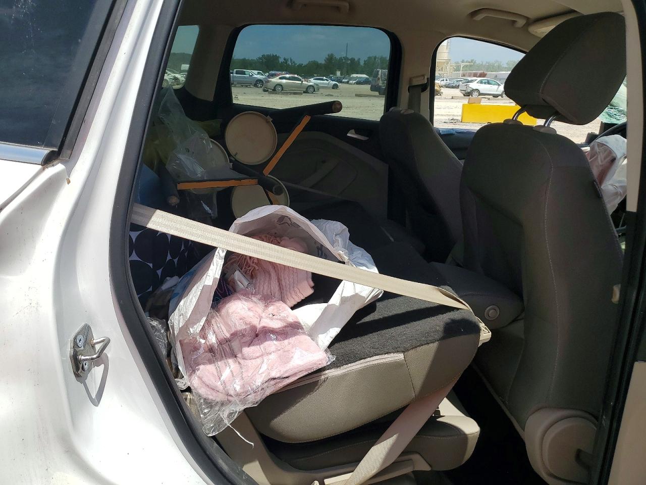 2015 Ford Escape Se White vin: 1FMCU0GX1FUB00092