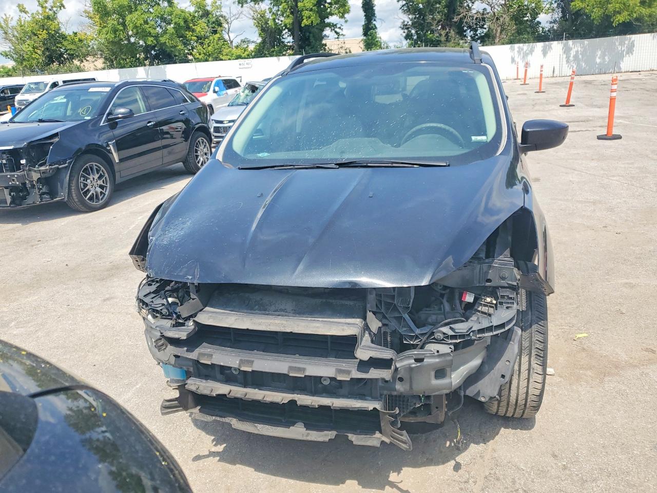 2015 Ford Escape Se Black vin: 1FMCU0GX1FUB12243