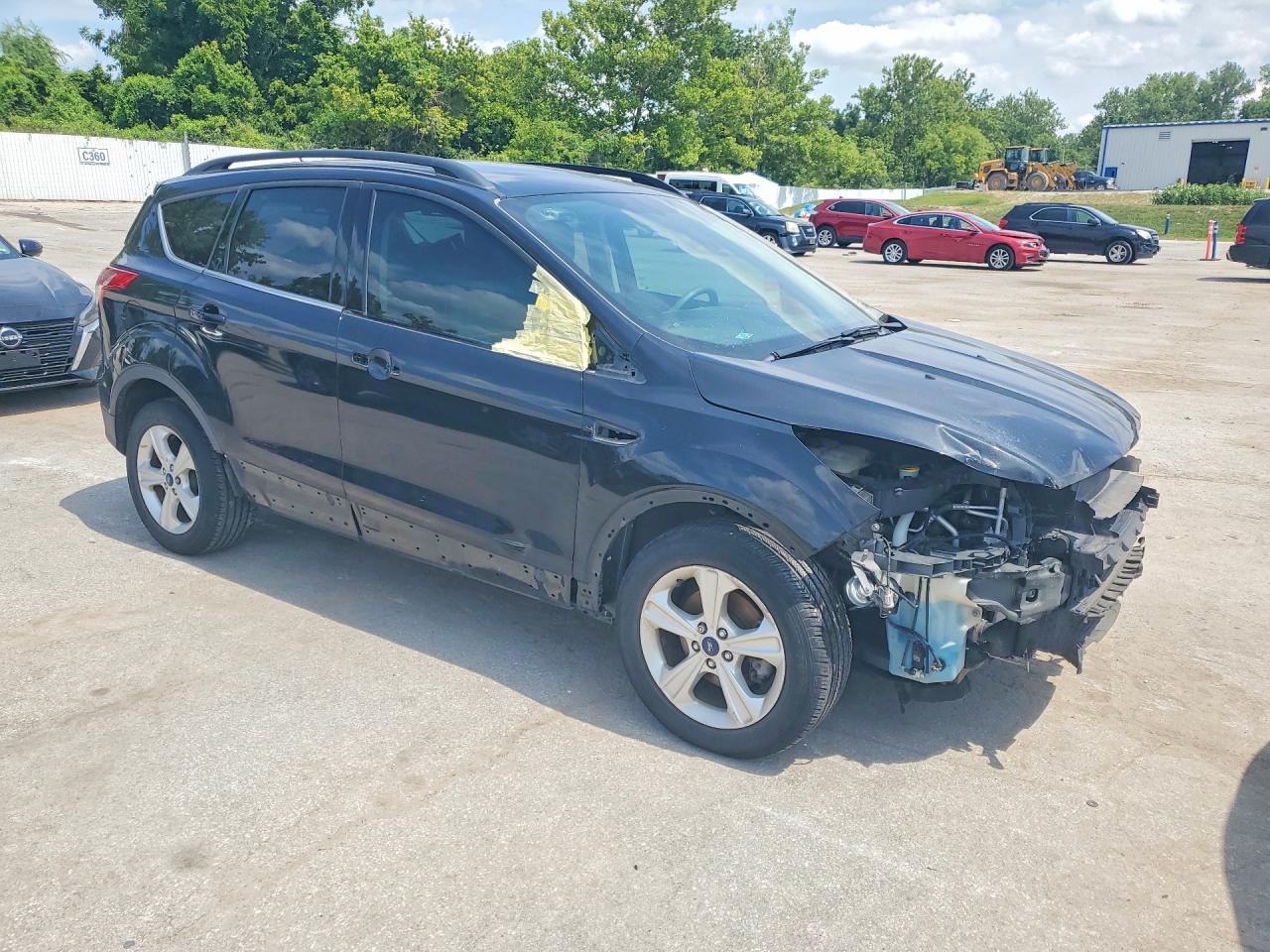 2015 Ford Escape Se Black vin: 1FMCU0GX1FUB12243
