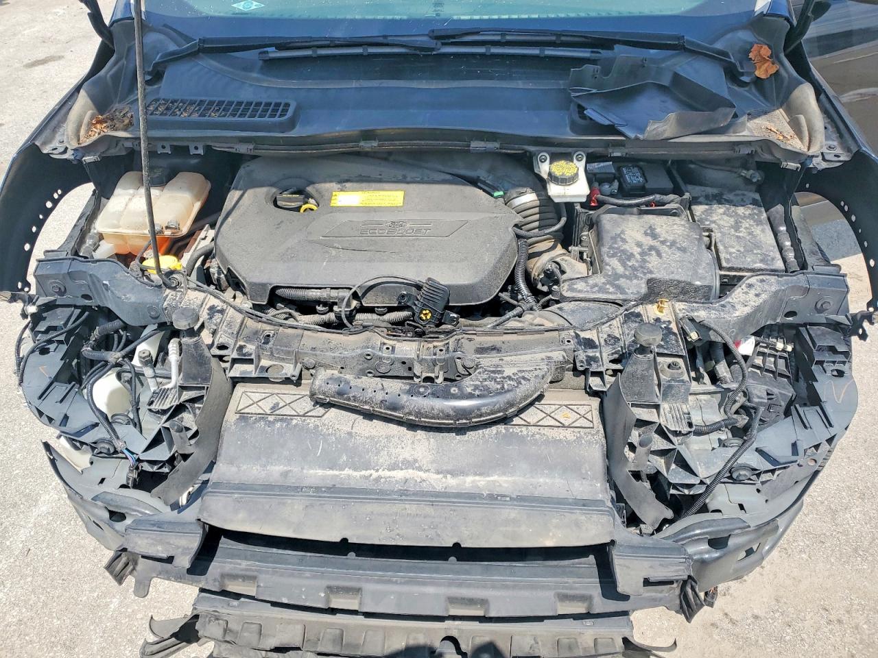 2015 Ford Escape Se Black vin: 1FMCU0GX1FUB12243