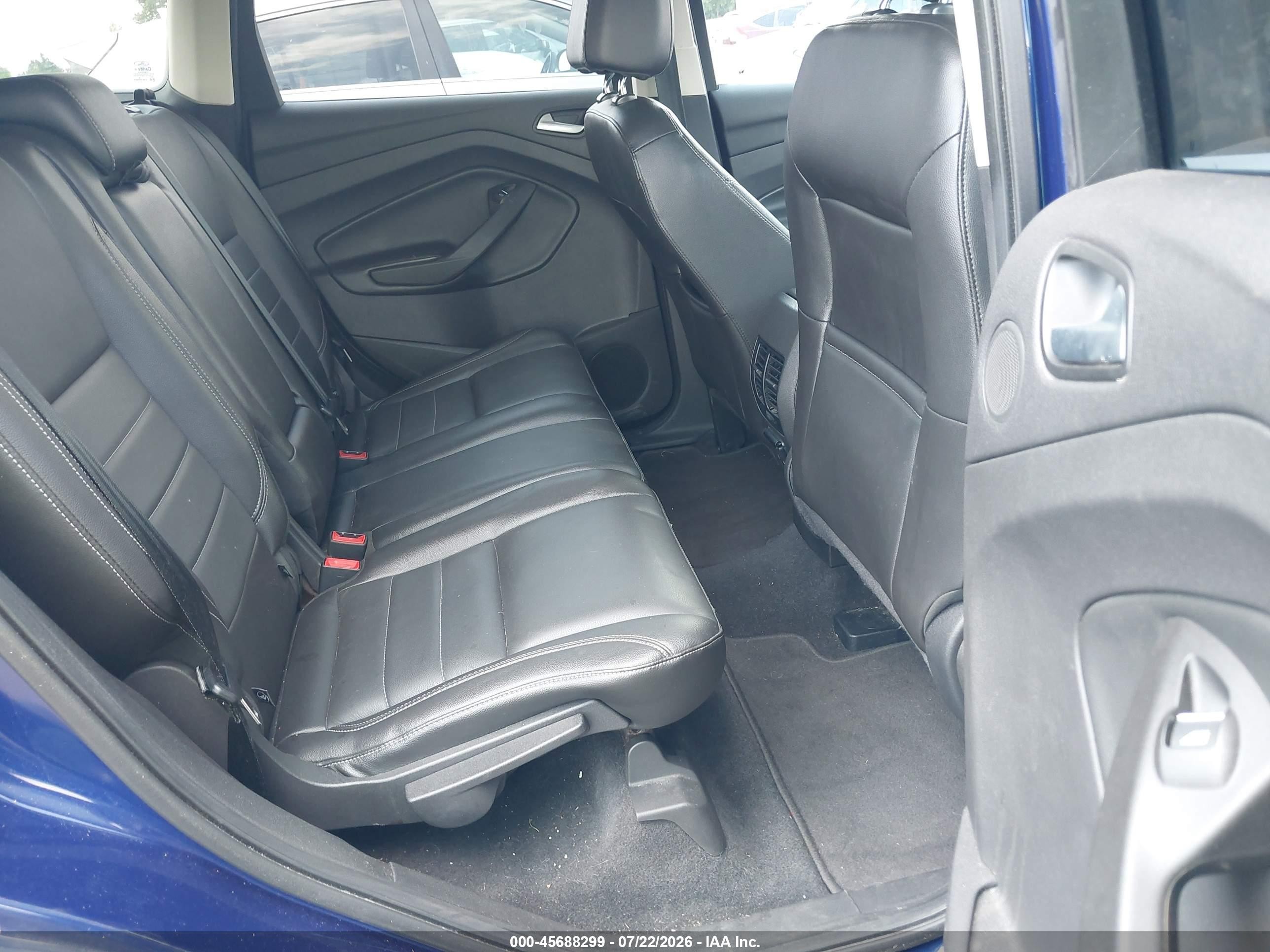 2015 Ford Escape Se Blue vin: 1FMCU0GX1FUB24585