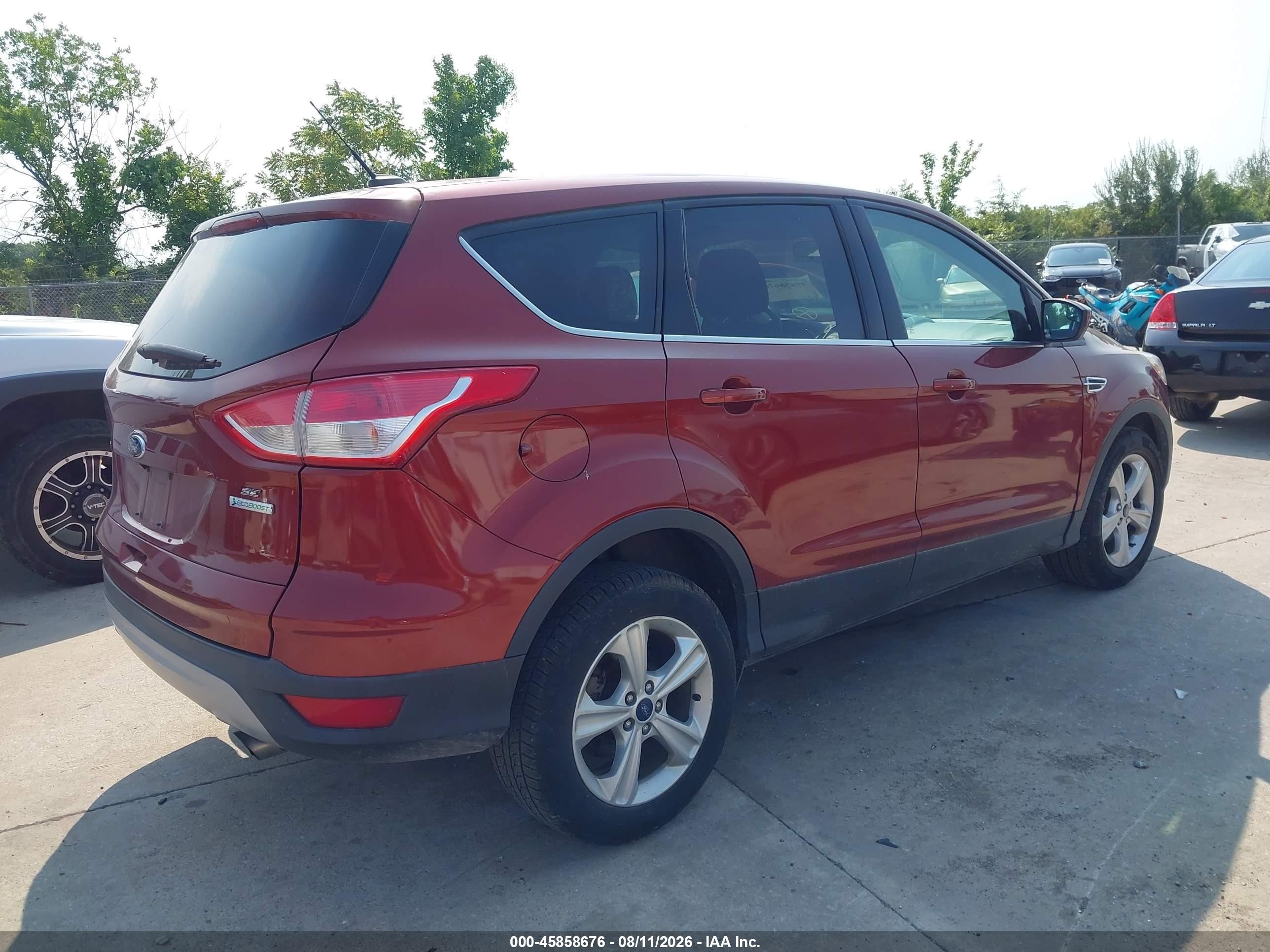 2015 Ford Escape Se Purple vin: 1FMCU0GX1FUB40110