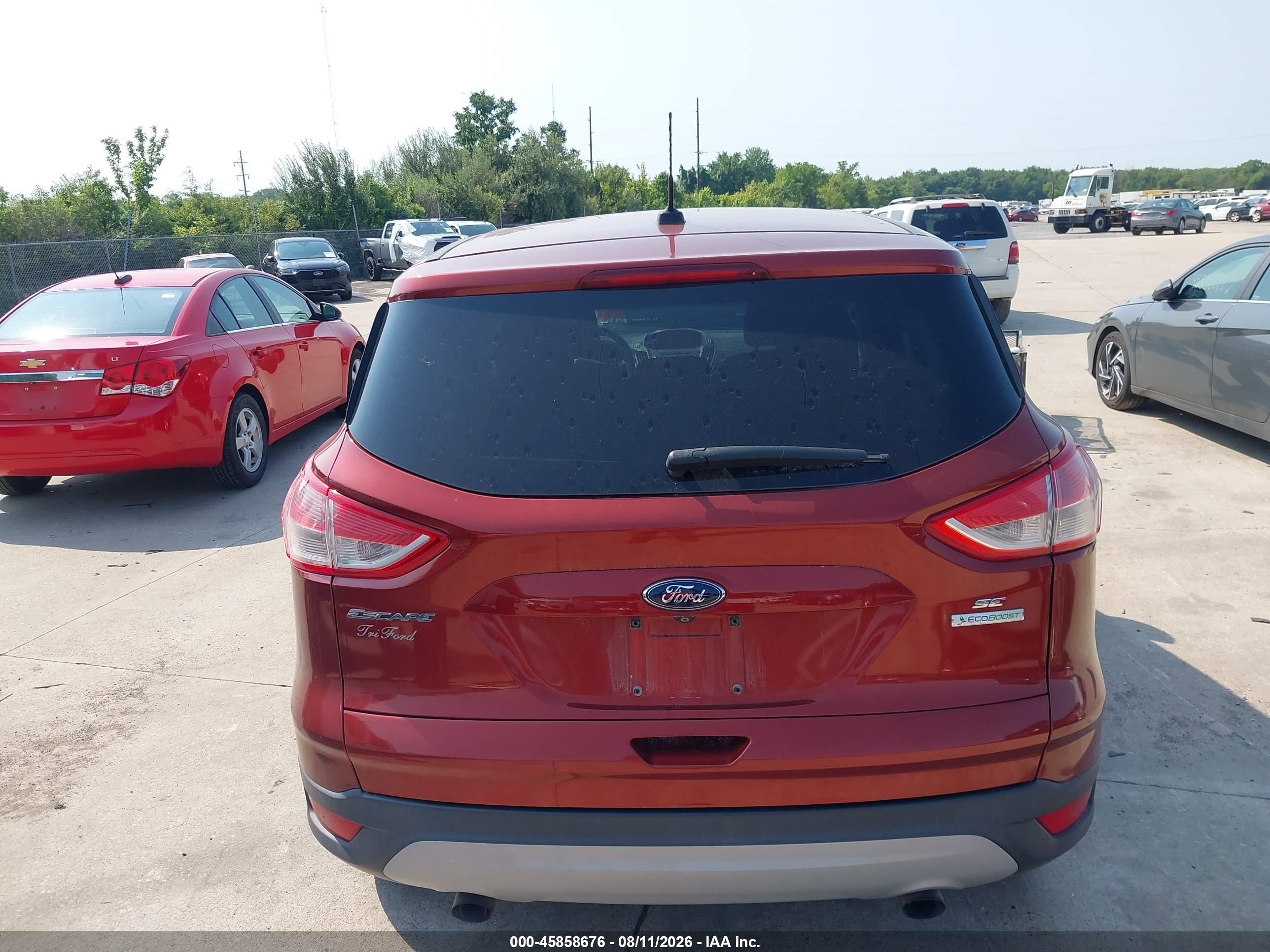 2015 Ford Escape Se Purple vin: 1FMCU0GX1FUB40110