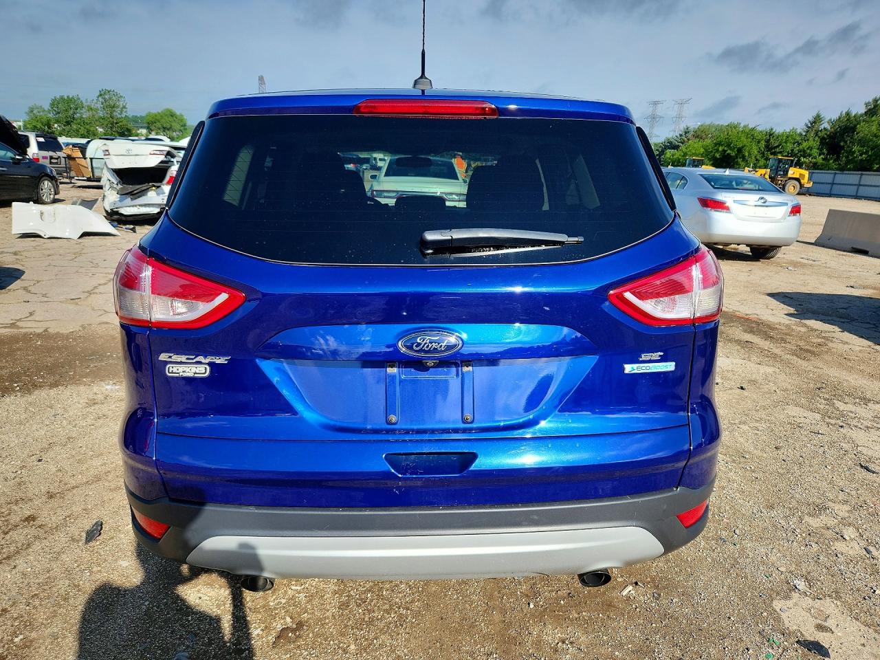 2015 Ford Escape Se Blue vin: 1FMCU0GX1FUB57845