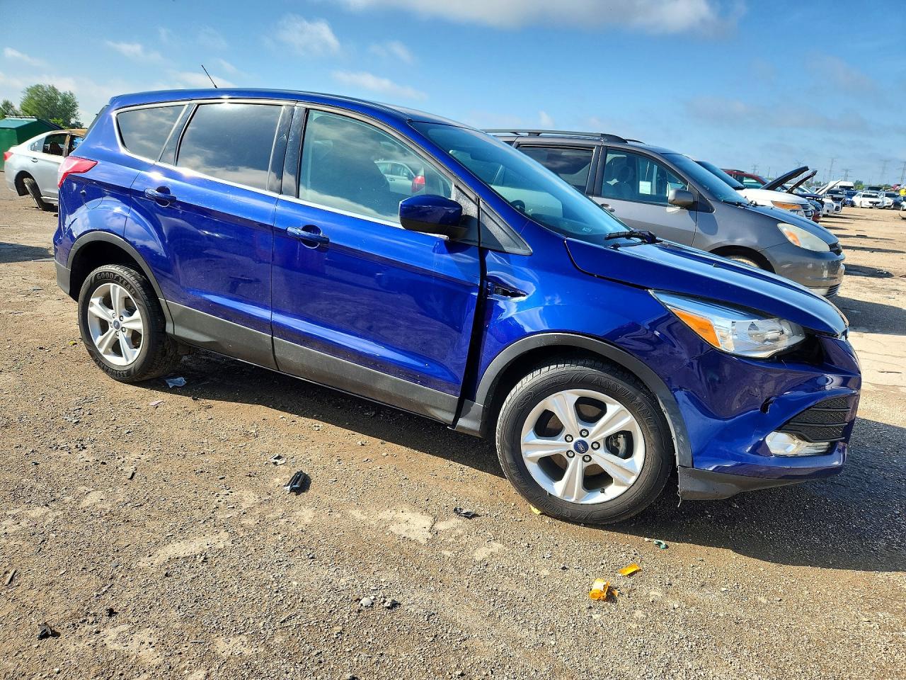 2015 Ford Escape Se Blue vin: 1FMCU0GX1FUB57845
