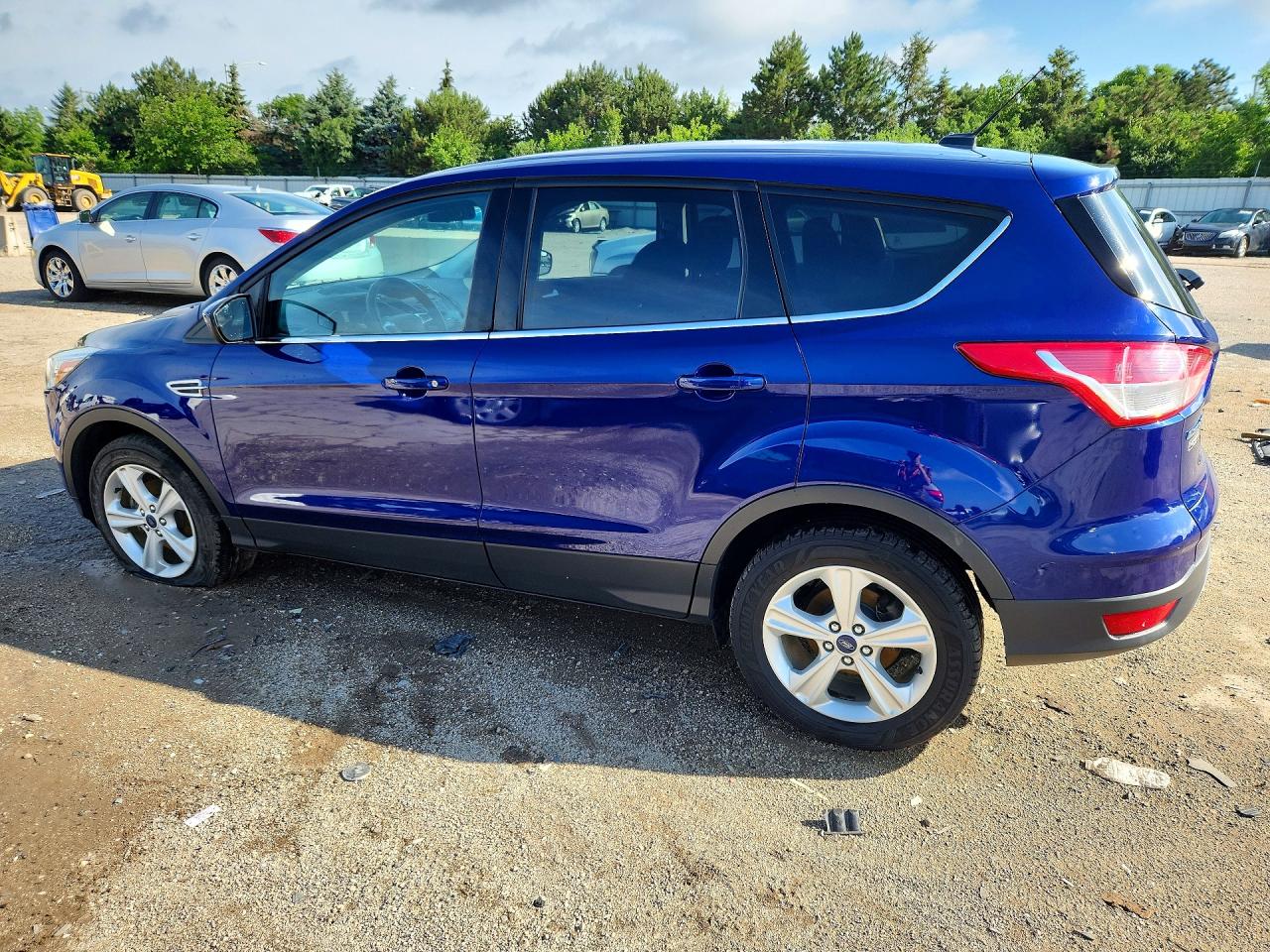 2015 Ford Escape Se Blue vin: 1FMCU0GX1FUB57845