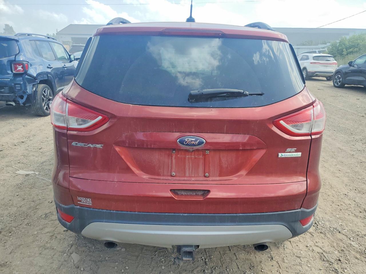 2015 Ford Escape Se Оранжевый vin: 1FMCU0GX1FUC68458