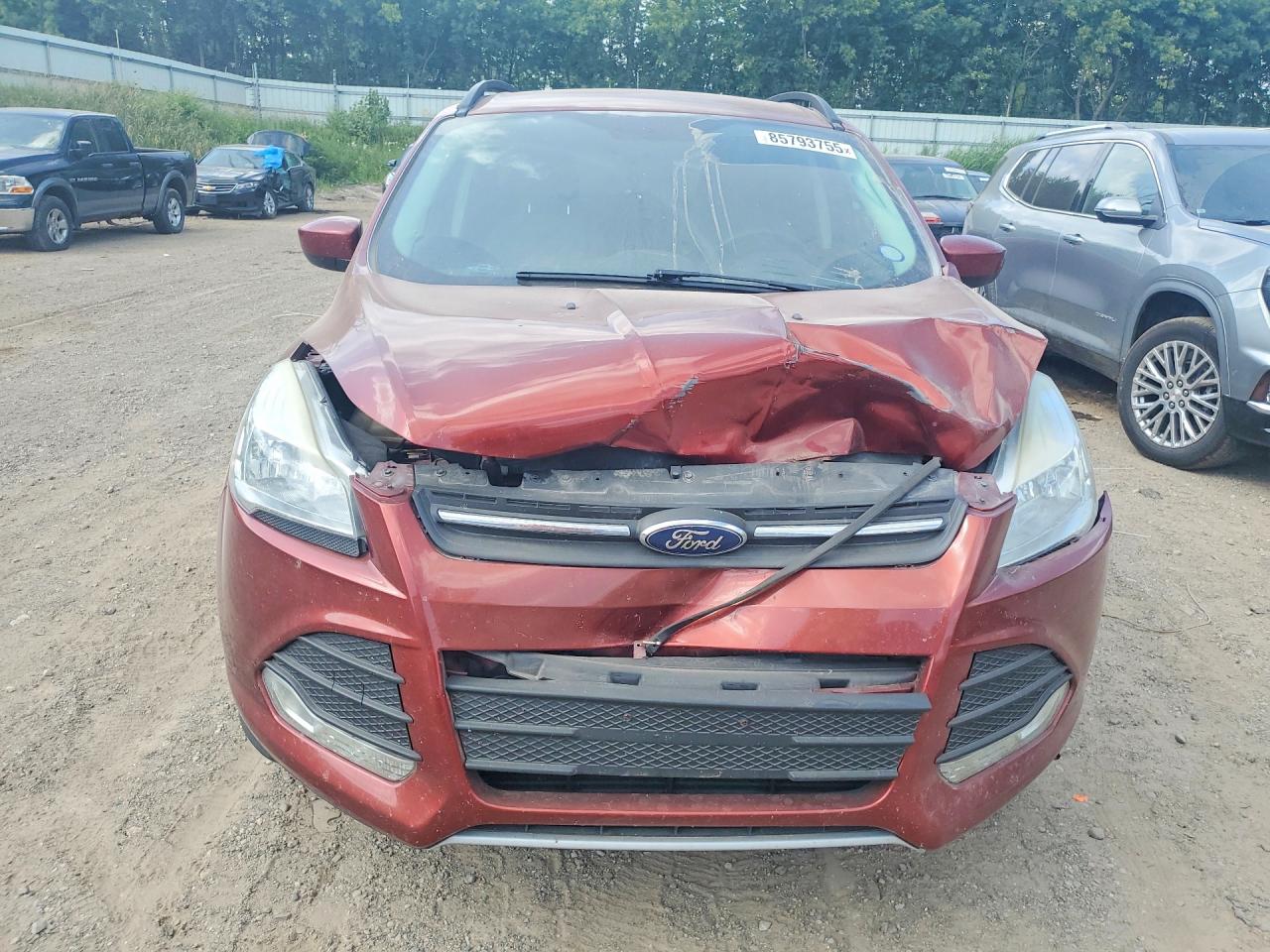2015 Ford Escape Se Оранжевый vin: 1FMCU0GX1FUC68458