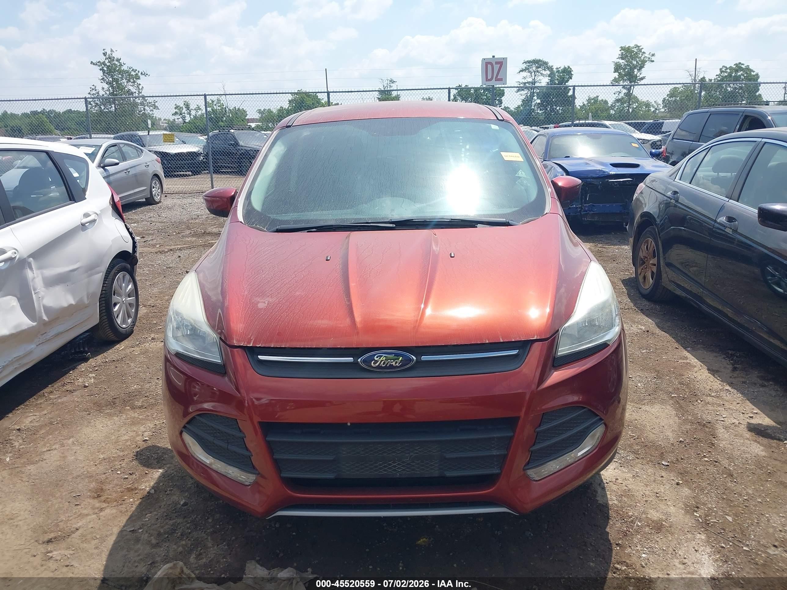 2015 Ford Escape Se Brown vin: 1FMCU0GX1FUC76088