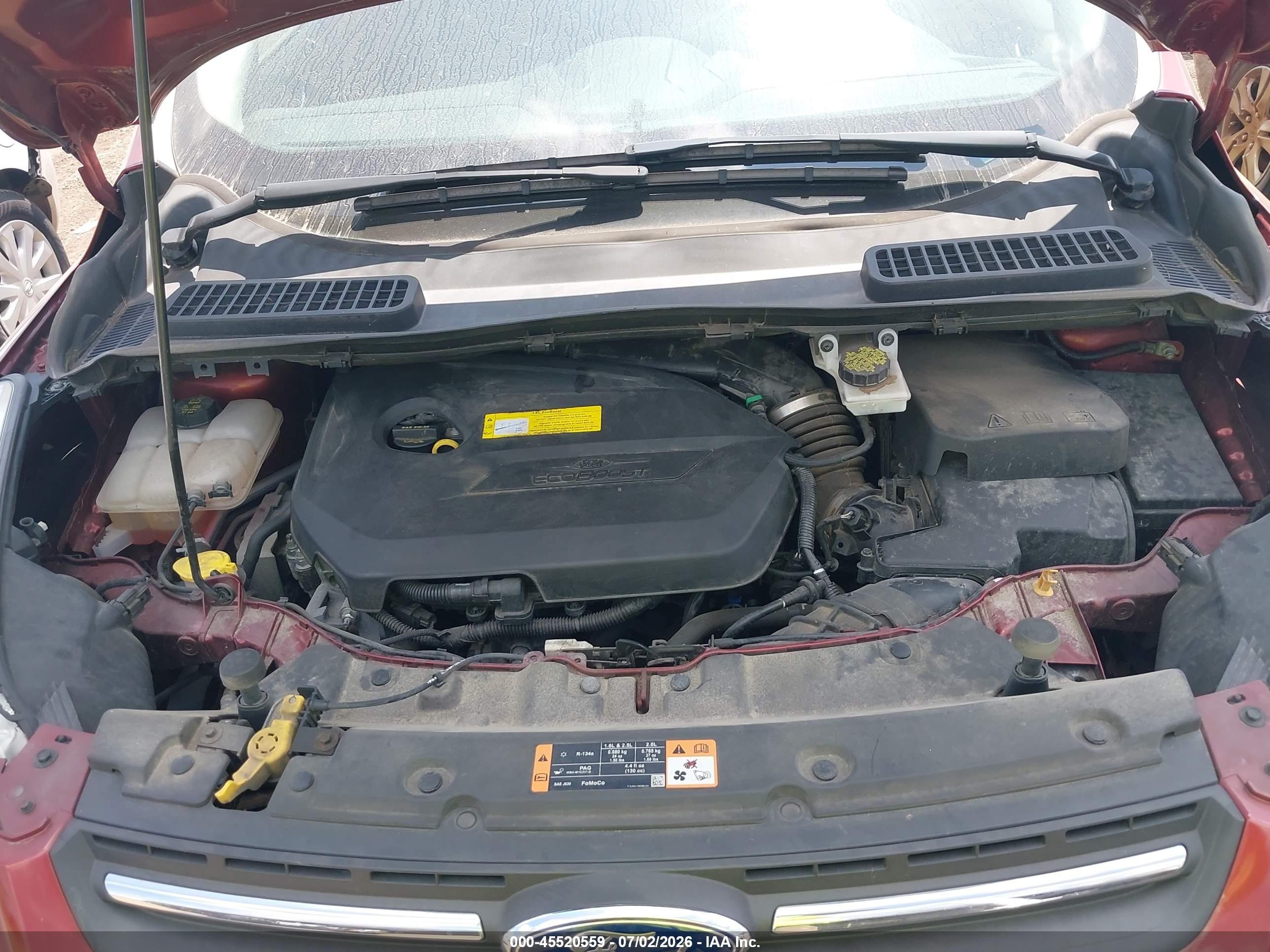 2015 Ford Escape Se Brown vin: 1FMCU0GX1FUC76088