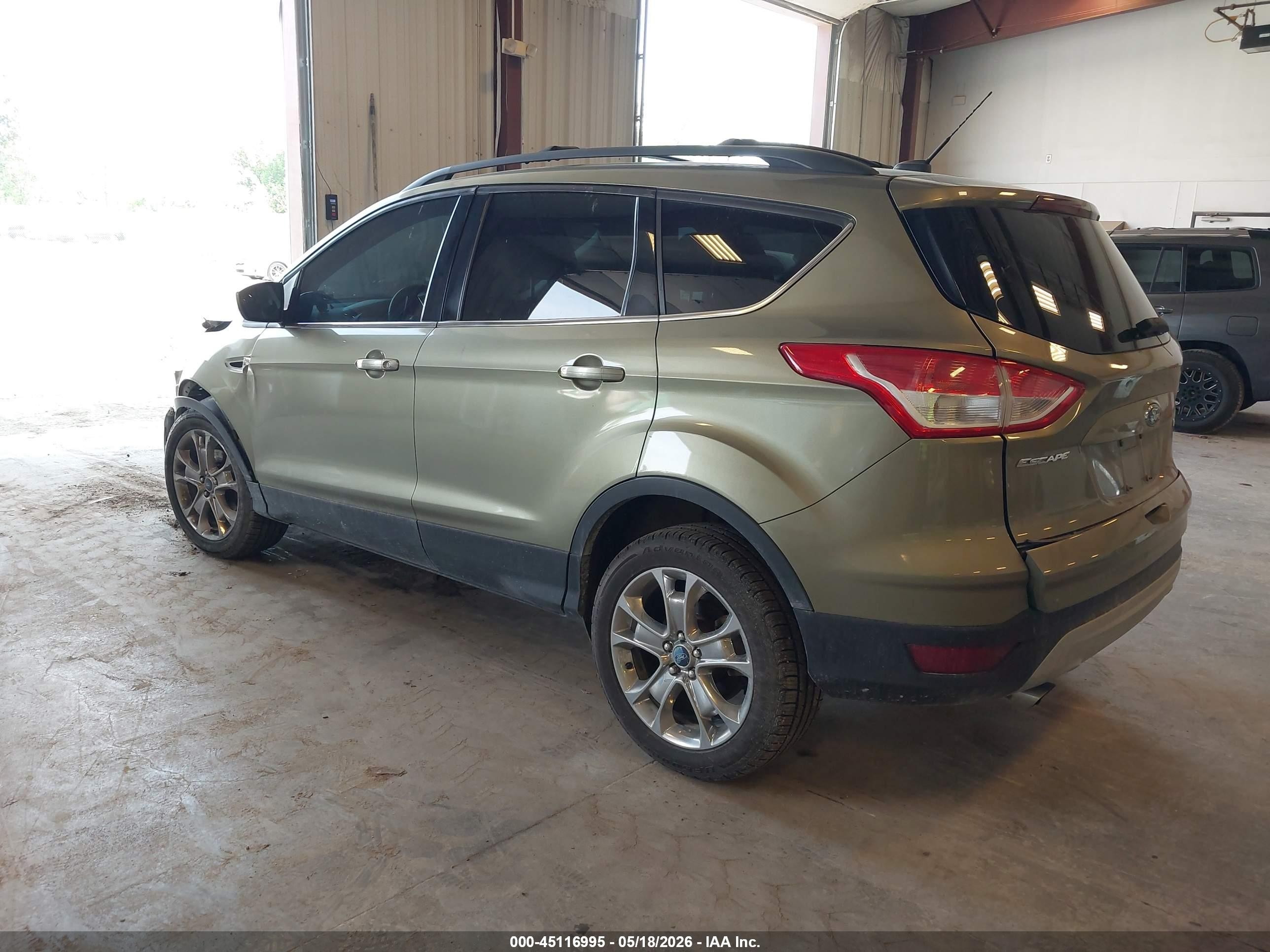 2013 Ford Escape Se Green vin: 1FMCU0GX2DUA13492
