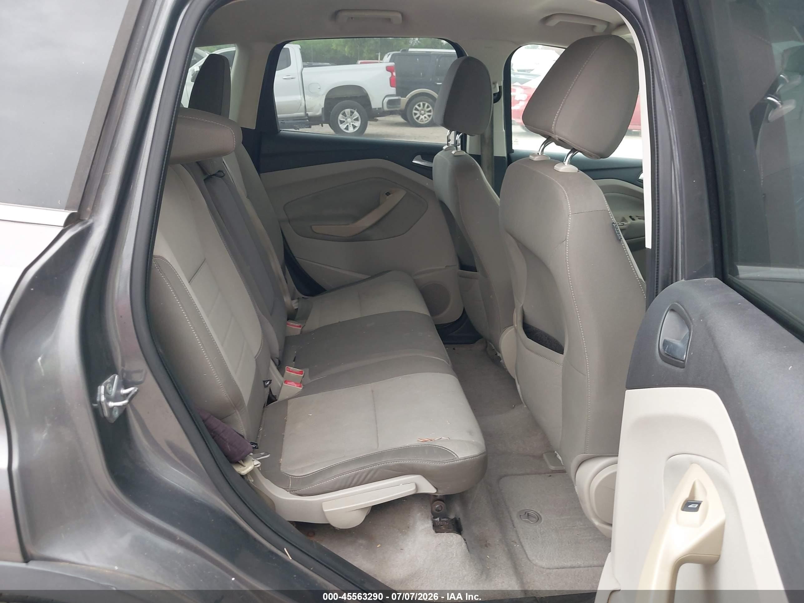 2013 Ford Escape Se Gray vin: 1FMCU0GX2DUA39882