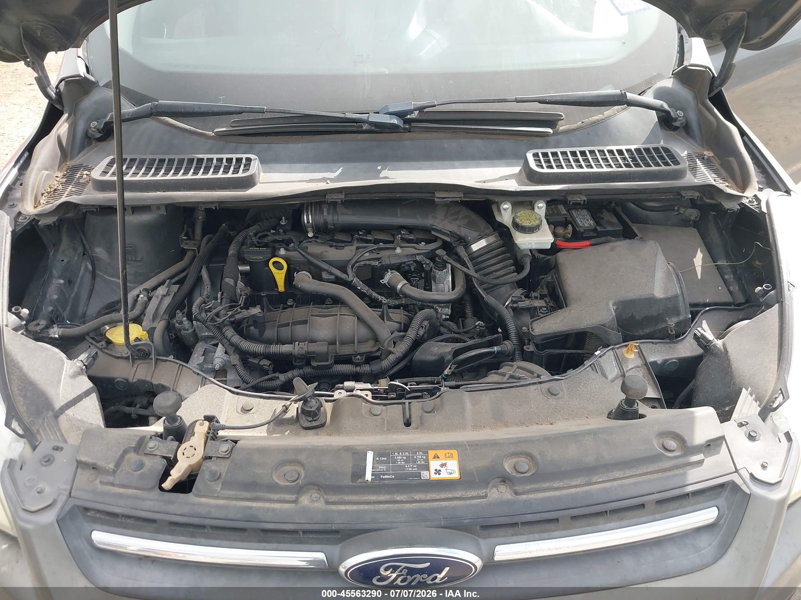 2013 Ford Escape Se Gray vin: 1FMCU0GX2DUA39882