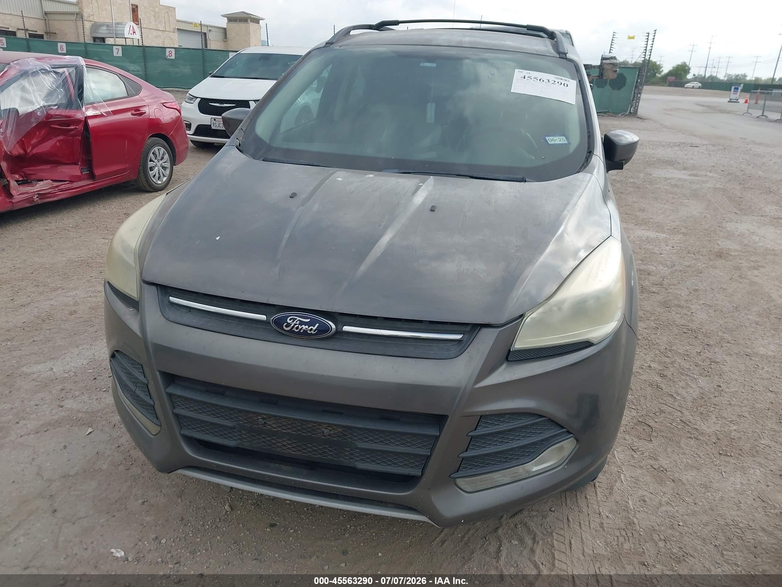 2013 Ford Escape Se Gray vin: 1FMCU0GX2DUA39882