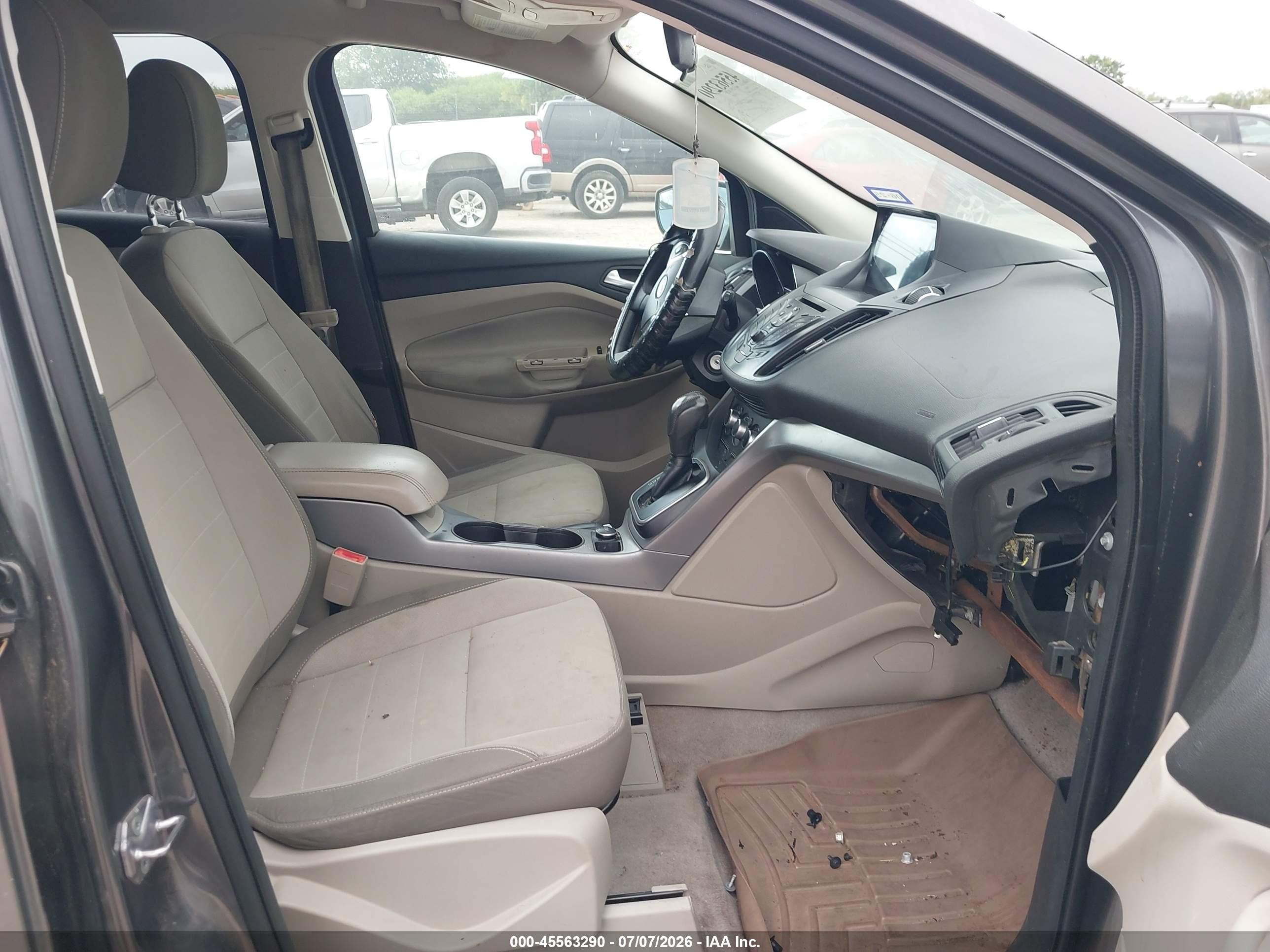 2013 Ford Escape Se Gray vin: 1FMCU0GX2DUA39882