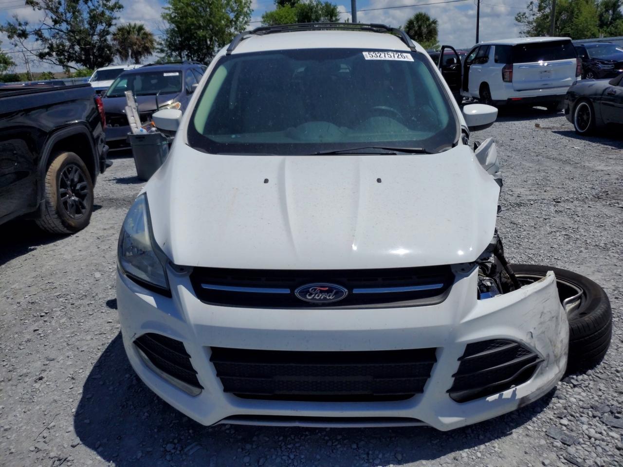 2013 Ford Escape Se White vin: 1FMCU0GX2DUA45830