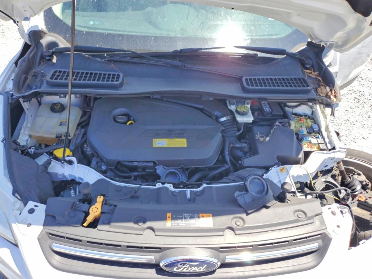 2013 Ford Escape Se White vin: 1FMCU0GX2DUA45830