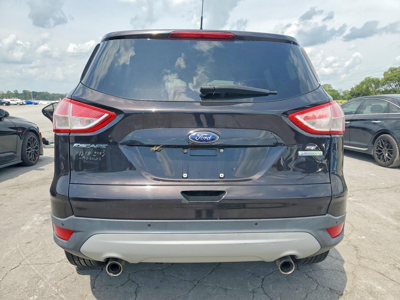 2013 Ford Escape Se Черный vin: 1FMCU0GX2DUB25631