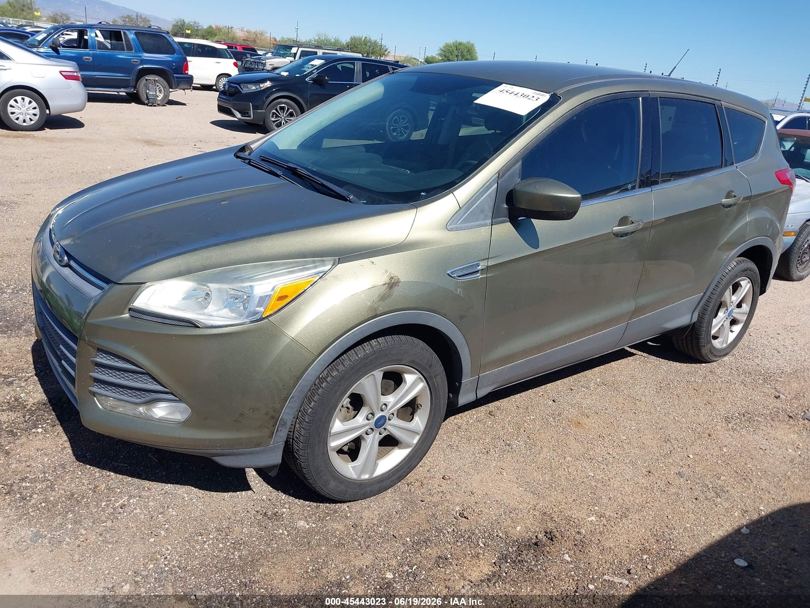 2013 Ford Escape Se Green vin: 1FMCU0GX2DUB97025