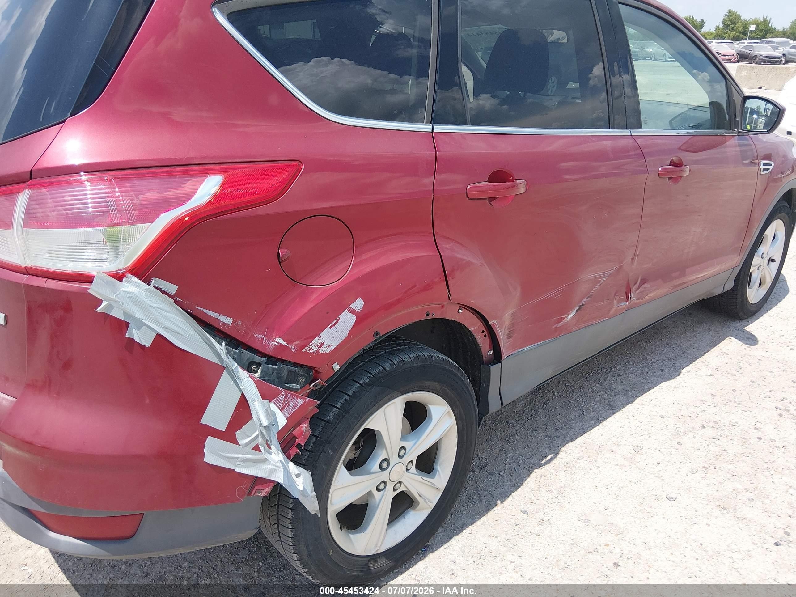 2013 Ford Escape Se Red vin: 1FMCU0GX2DUC13952