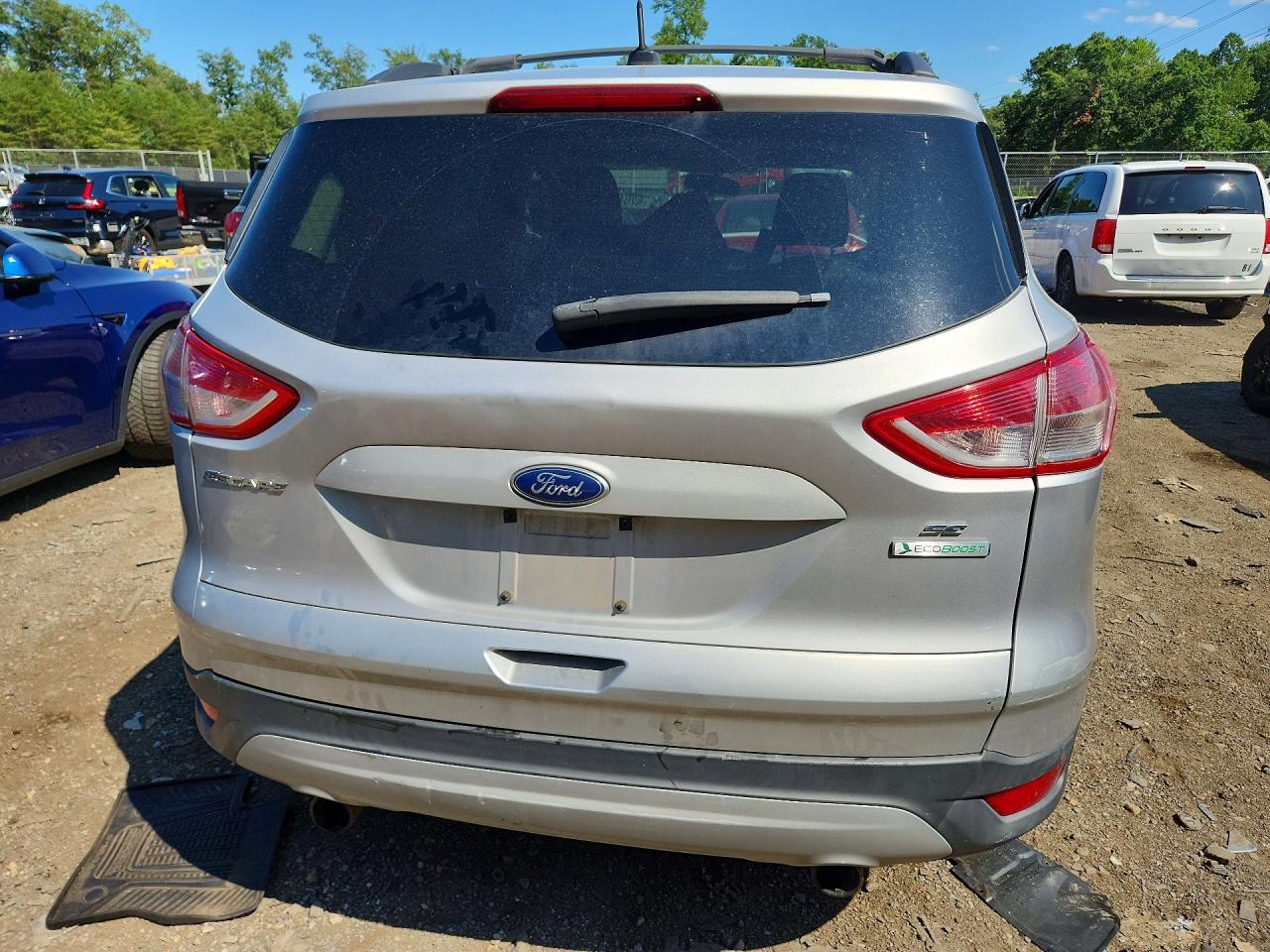 2013 Ford Escape Se Серебряный vin: 1FMCU0GX2DUC20433