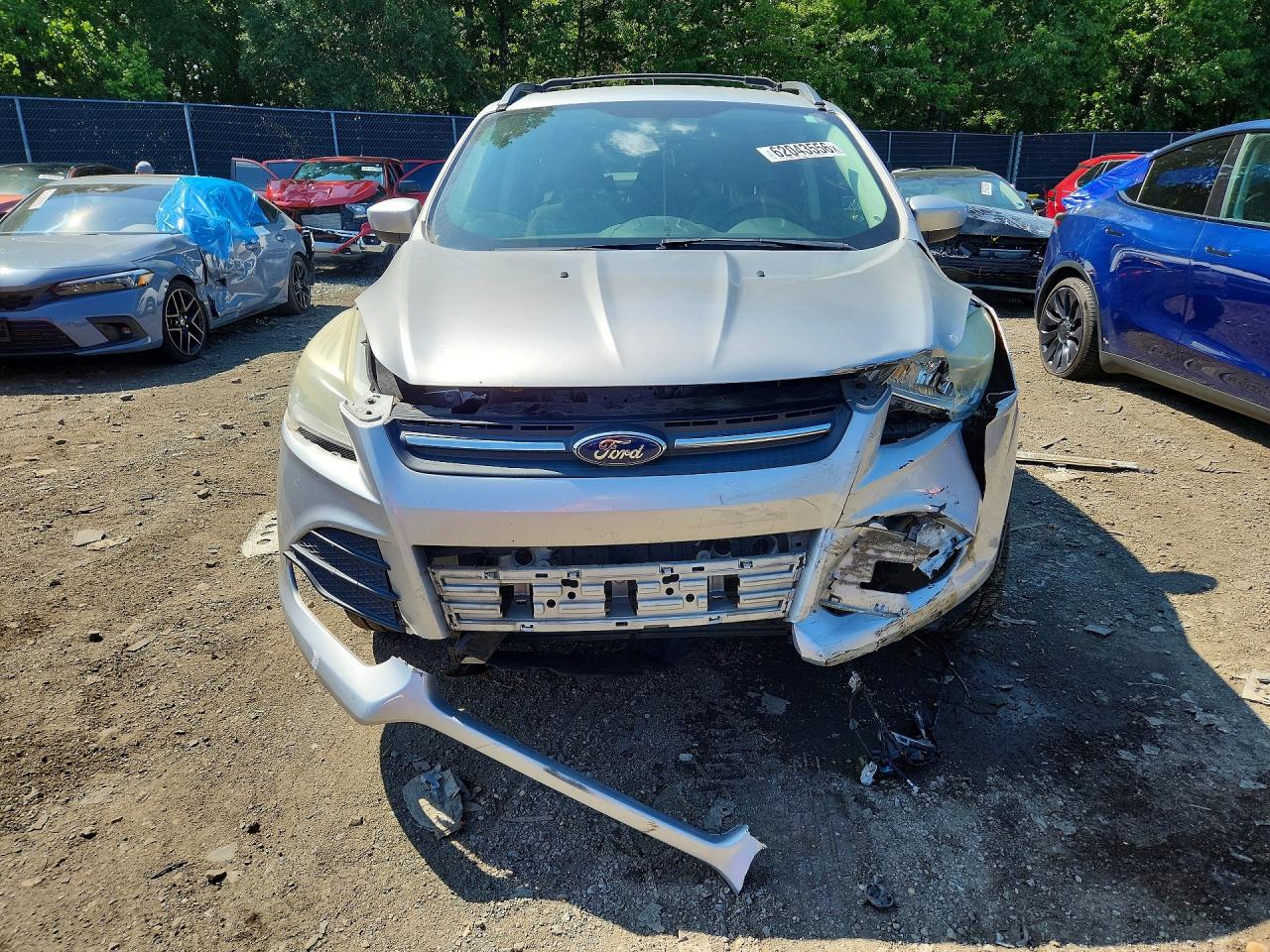 2013 Ford Escape Se Серебряный vin: 1FMCU0GX2DUC20433